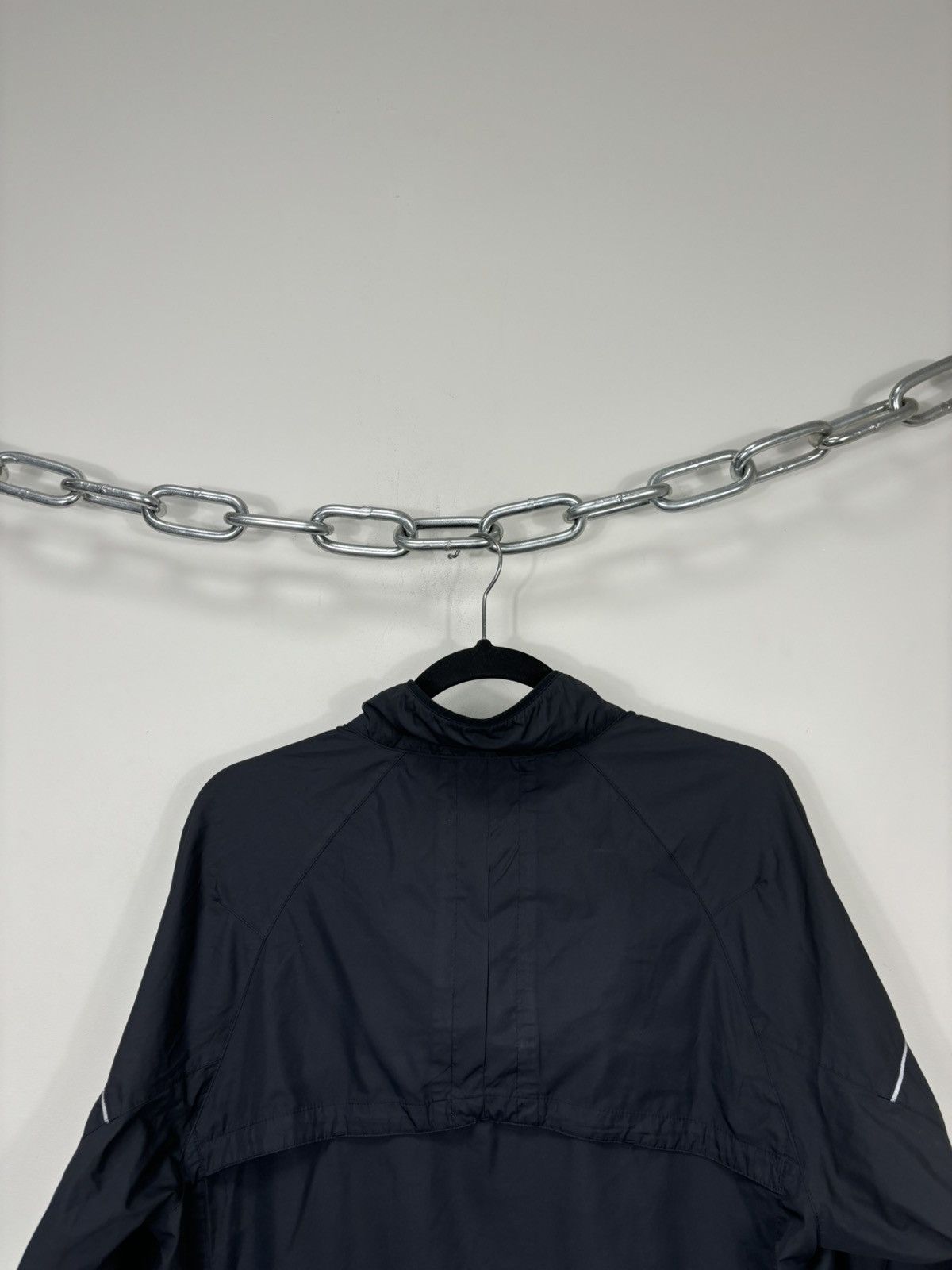 Nike Vintage Nike Y2K Black Reflective Drill Hype Track Jacket Size US S / EU 44-46 / 1 - 17 Thumbnail