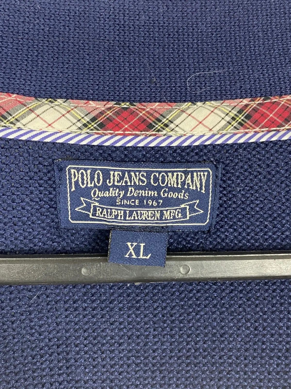 Polo Ralph Lauren Ralph Lauren Polo Jeans Button-Up Small Logo Jumper In Blue Size US XL / EU 56 / 4 - 5 Thumbnail