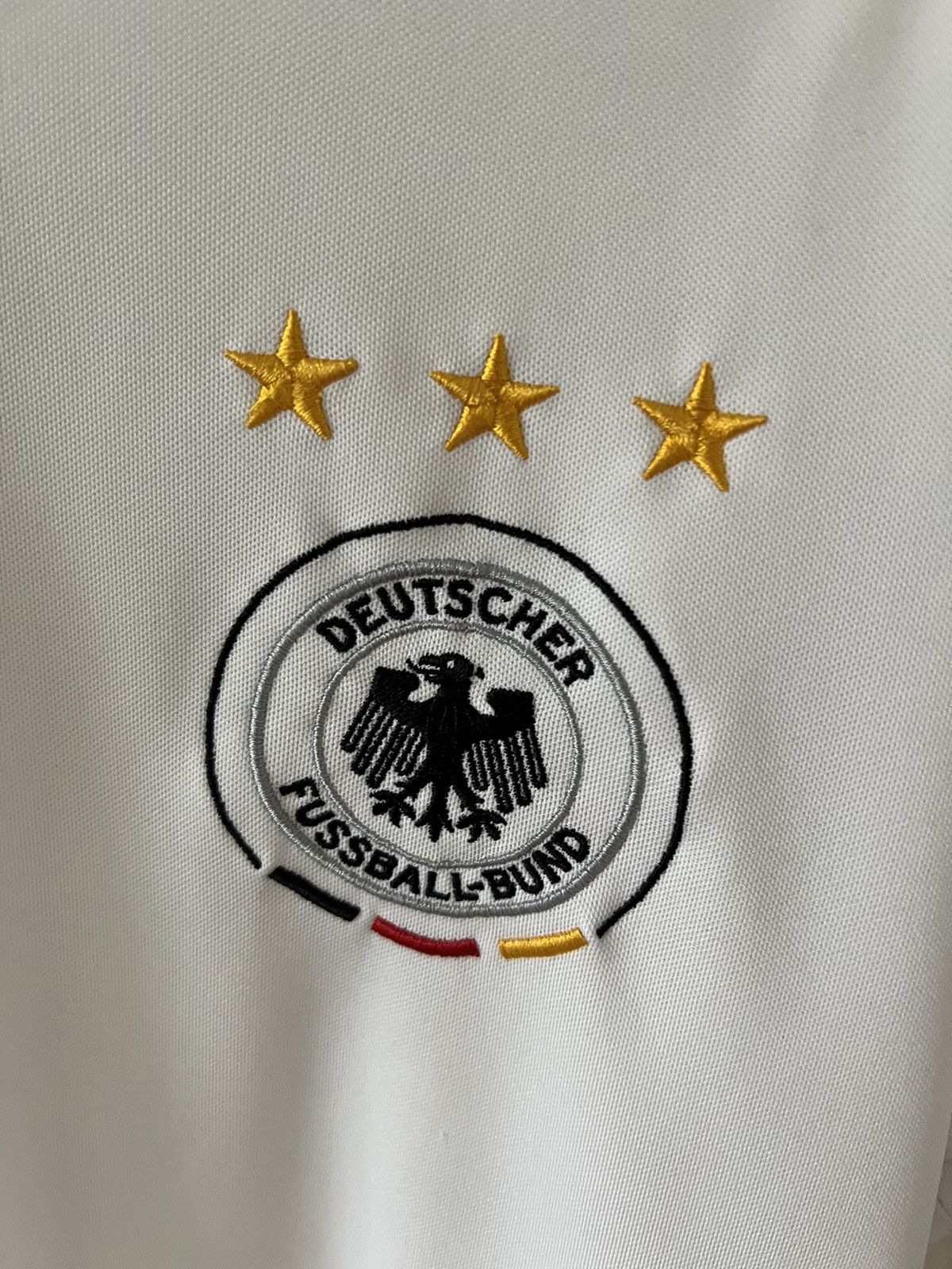 Vintage Adidas Germany Home Soccer Jersey Football Shirt 2009 2010 Size US L / EU 52-54 / 3 - 10 Thumbnail