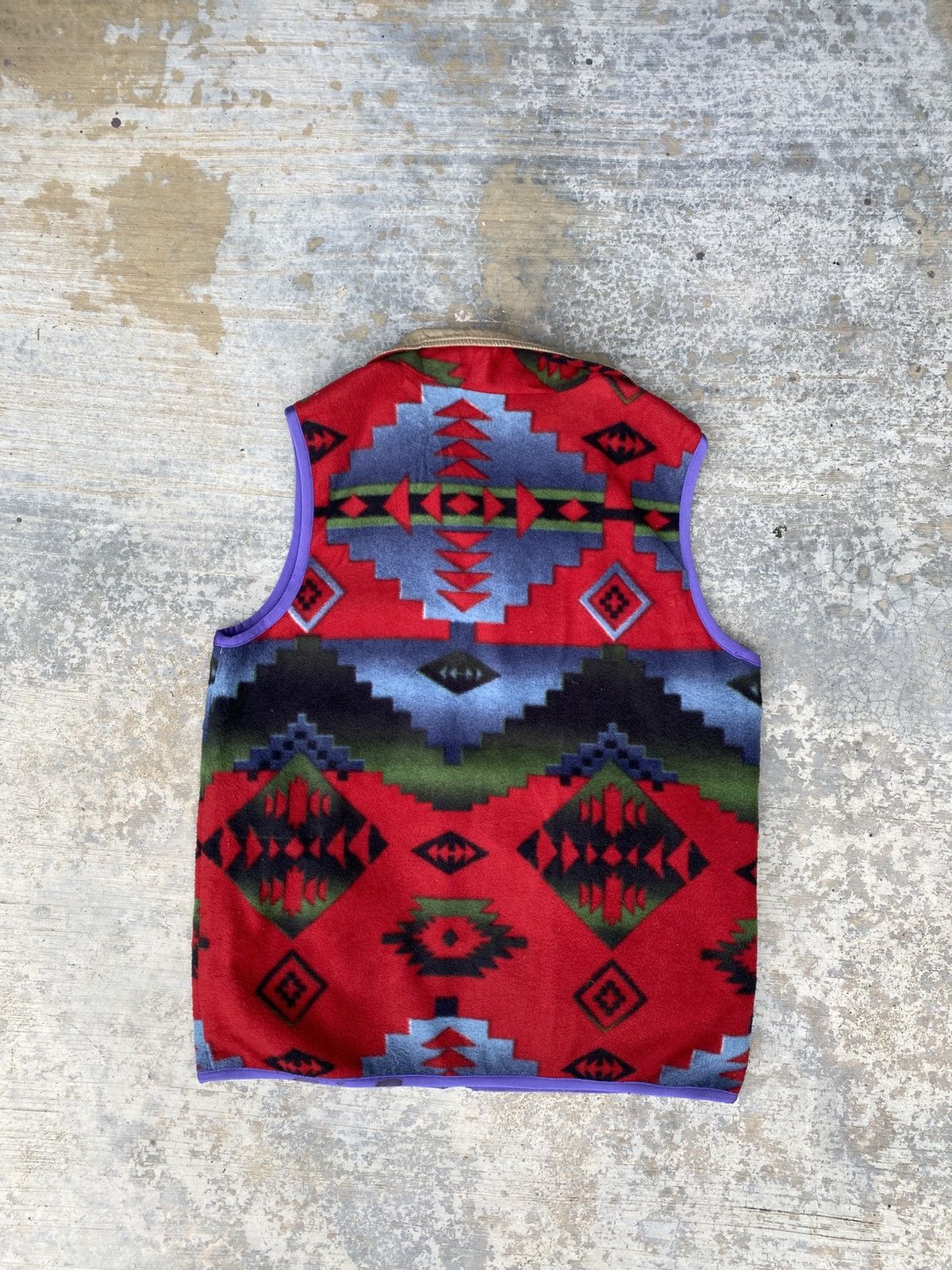 Ciaopanic Ciaopanic aztec fleece nylon riversible vest Size M / US 6-8 / IT 42-44 - 2 Thumbnail