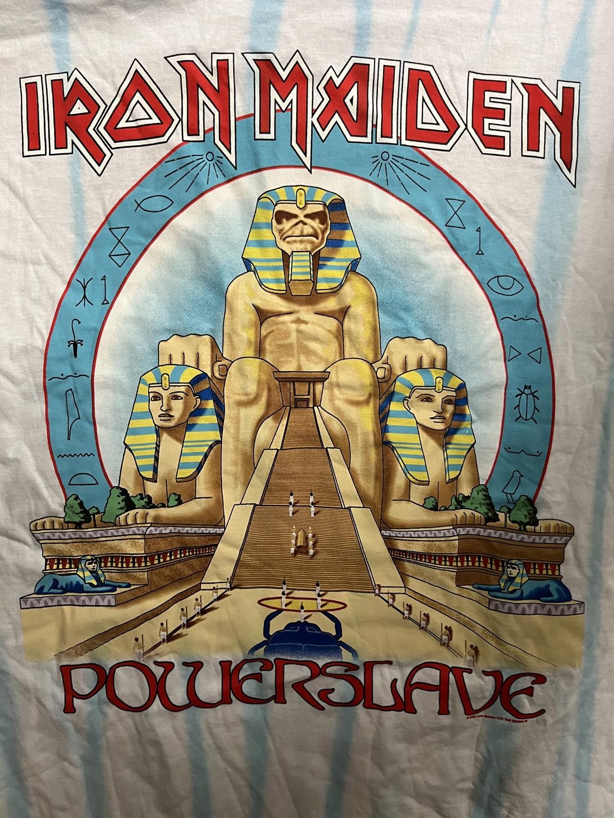 Iron Maiden Iron Maiden PowerSlave Album T-shirt Tie Dye Egyptian Tee XL Size US XL / EU 56 / 4 - 3 Thumbnail