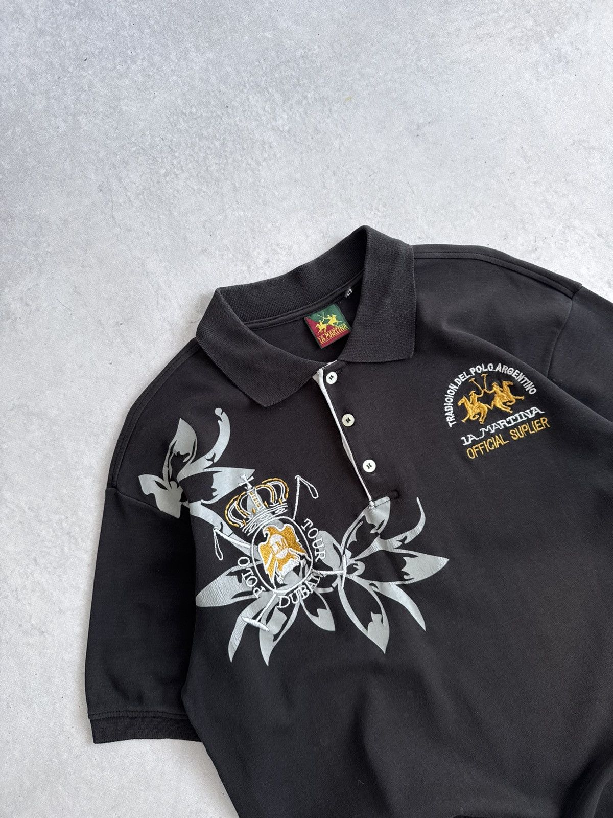 Vintage Vintage La Martina Dubai 1 Polo Streetwear Y2K Chief Keef Size US L / EU 52-54 / 3 - 3 Thumbnail