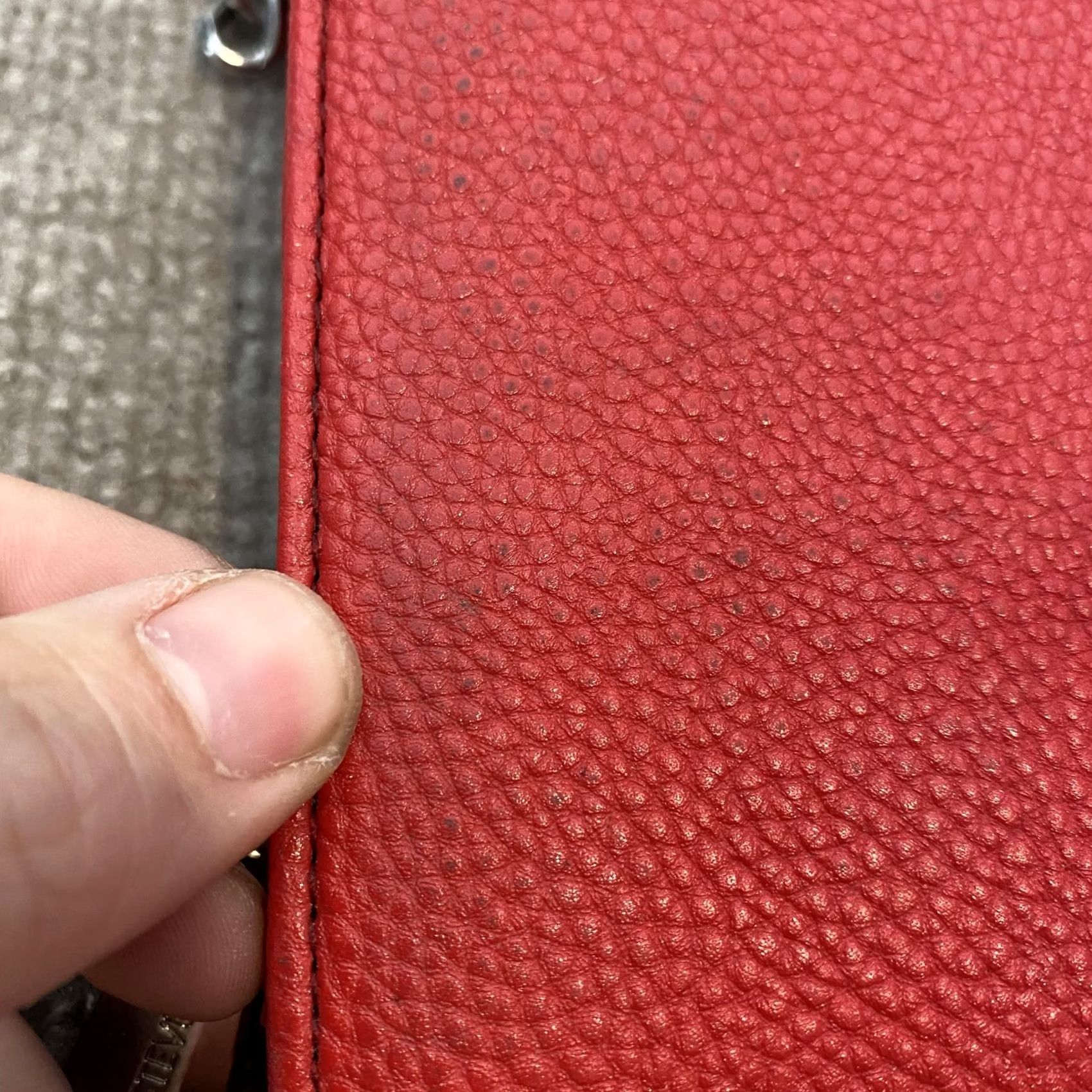 Steve Madden Steve Madden Bag Crossbody Small Womens Red Polyurethane Wallet Chain Strap Size ONE SIZE - 2 Thumbnail
