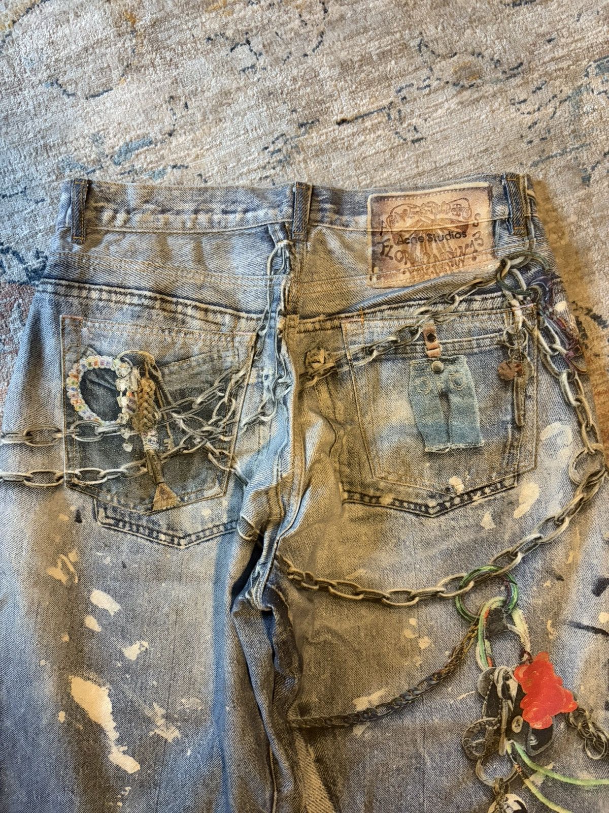 Acne Studios acne studios trompe l'oeil print keychain baggy jeans Size US 32 / EU 48 - 5 Thumbnail