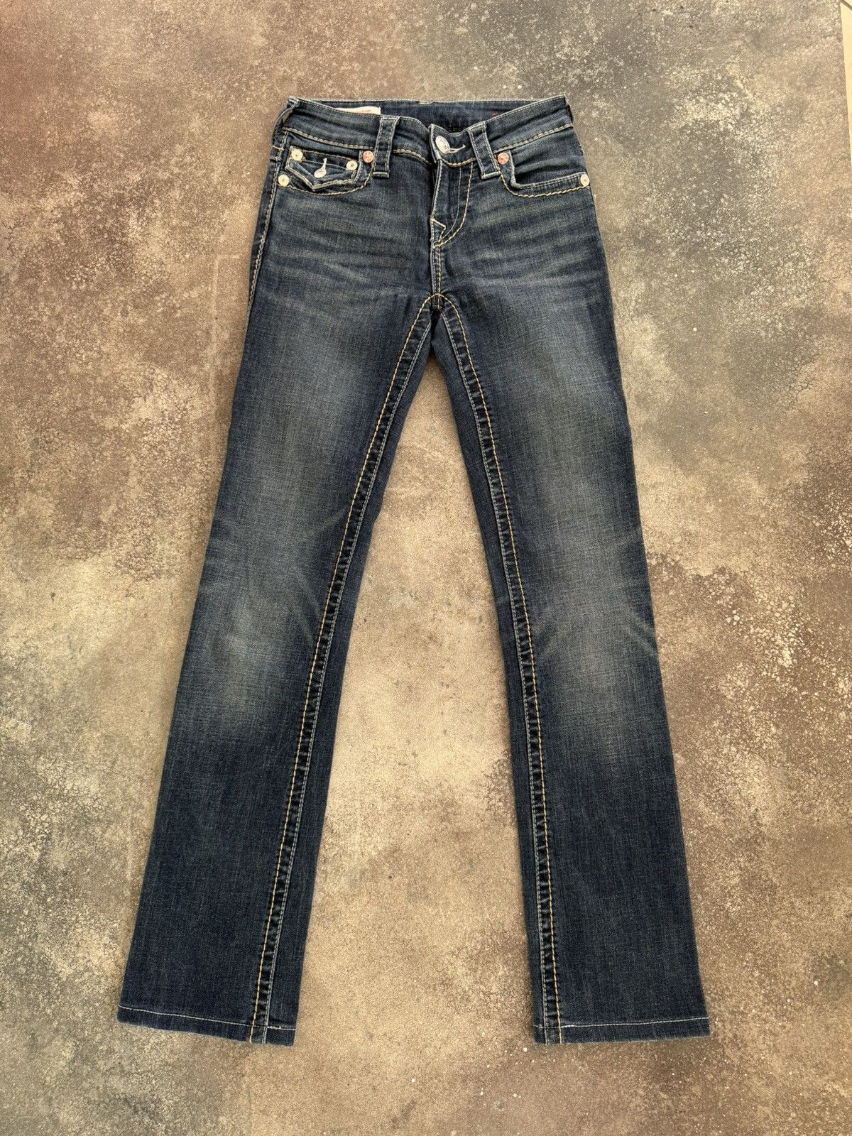 Japanese Brand × True Religion True Religion Billie Vintage Y2K Straight Jeans Size 25" / US 0 / IT 36 - 3 Thumbnail