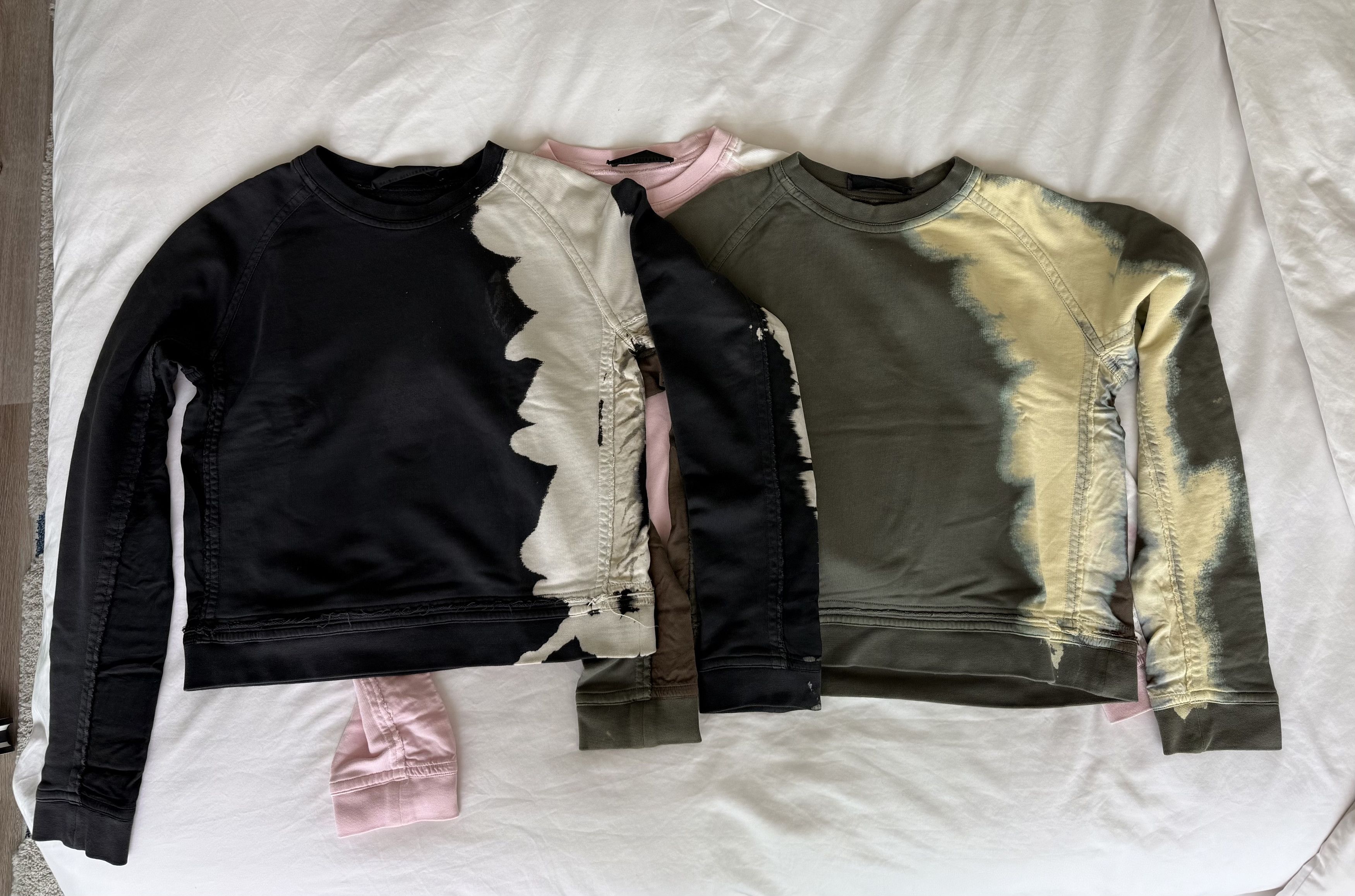 Haider Ackermann Haider Ackermann Pink Perth Crewneck Bleached Sweatshirt Size US M / EU 48-50 / 2 - 13 Thumbnail