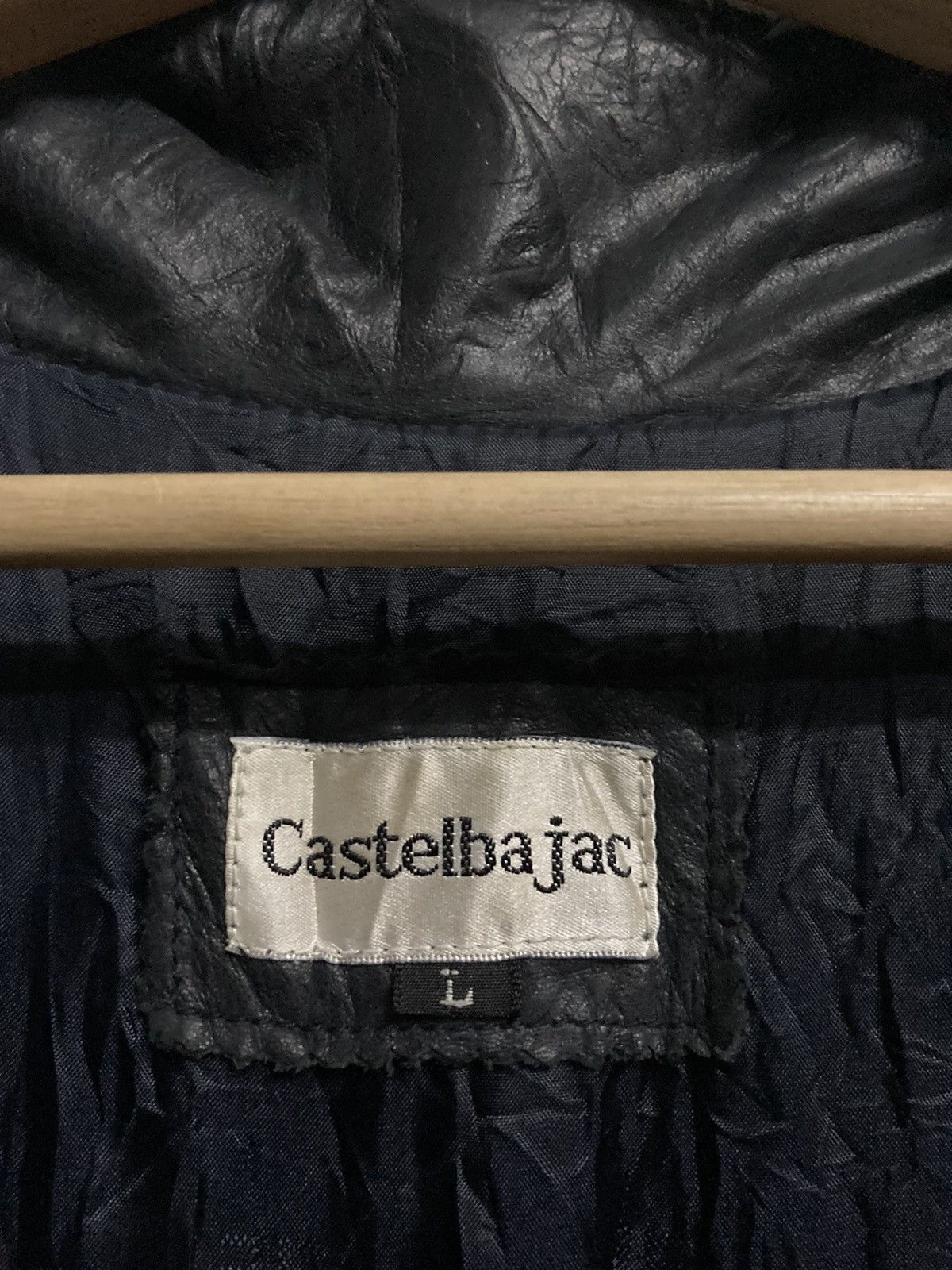 Genuine Leather Vintage Castelbajac Long Leather Jacket Size L Size US L / EU 52-54 / 3 - 20 Thumbnail