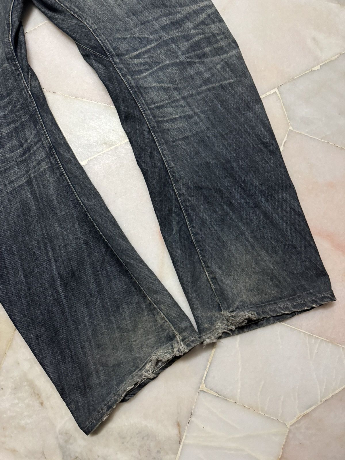 Edwin VTG EDWIN E-FUNCTION RUSTY SICK MUDPUNK WHSIKER DARK JEAN Size US 32 / EU 48 - 20 Thumbnail