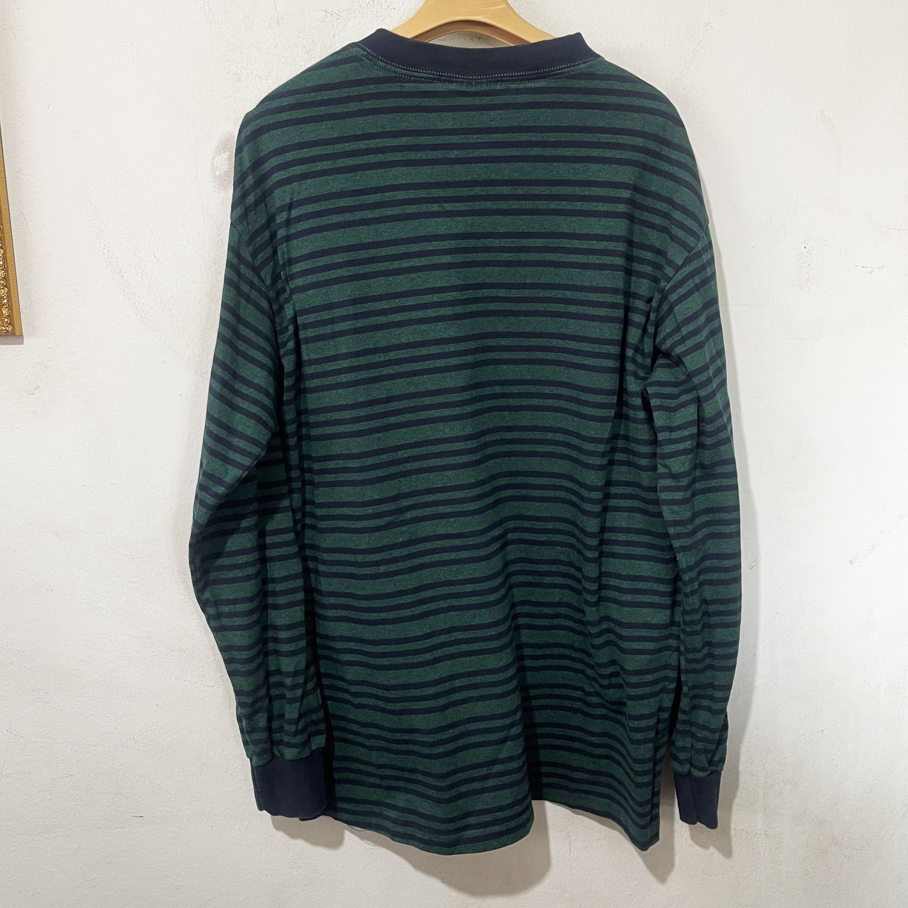 Vintage Vintage 90s Striped Long Sleeve T-Shirt Size US L / EU 52-54 / 3 - 2 Thumbnail