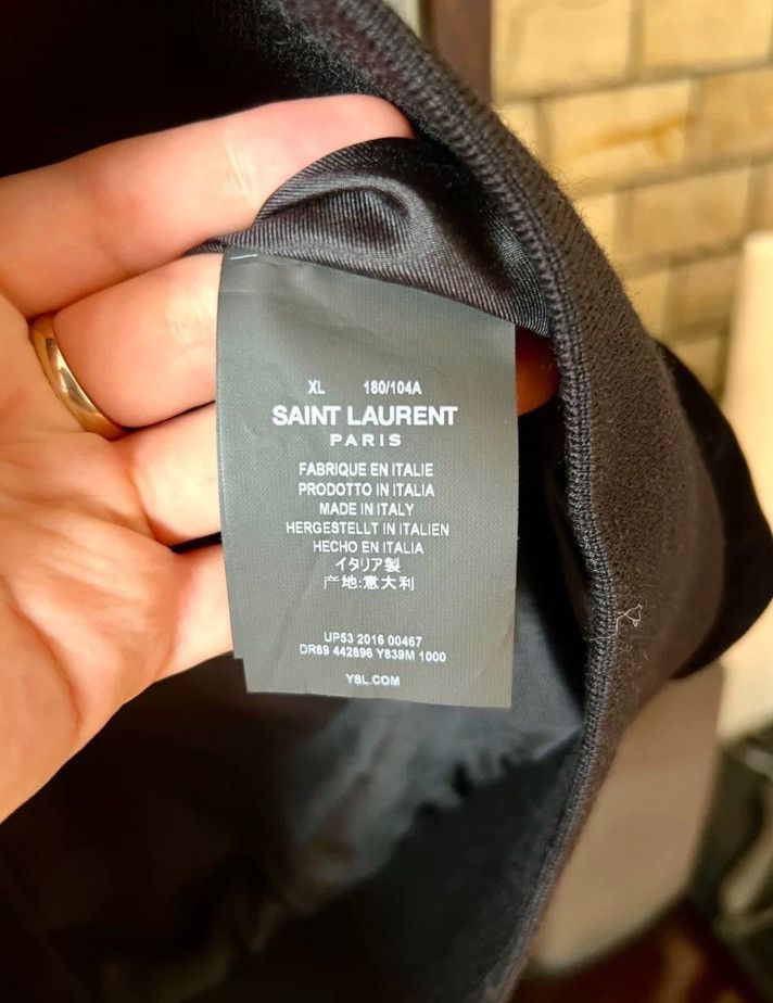 Saint Laurent Paris × Yves Saint Laurent Saint Laurent 16fw Black Jacket2410-Nextarrow Size US XL / EU 56 / 4 - 4 Thumbnail