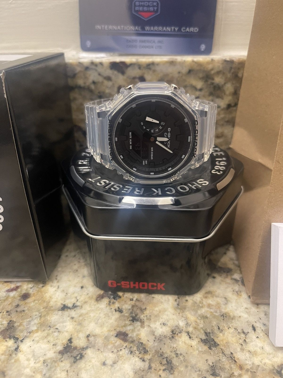 G Shock G-Shock Clear-Black Size ONE SIZE - 2 Thumbnail