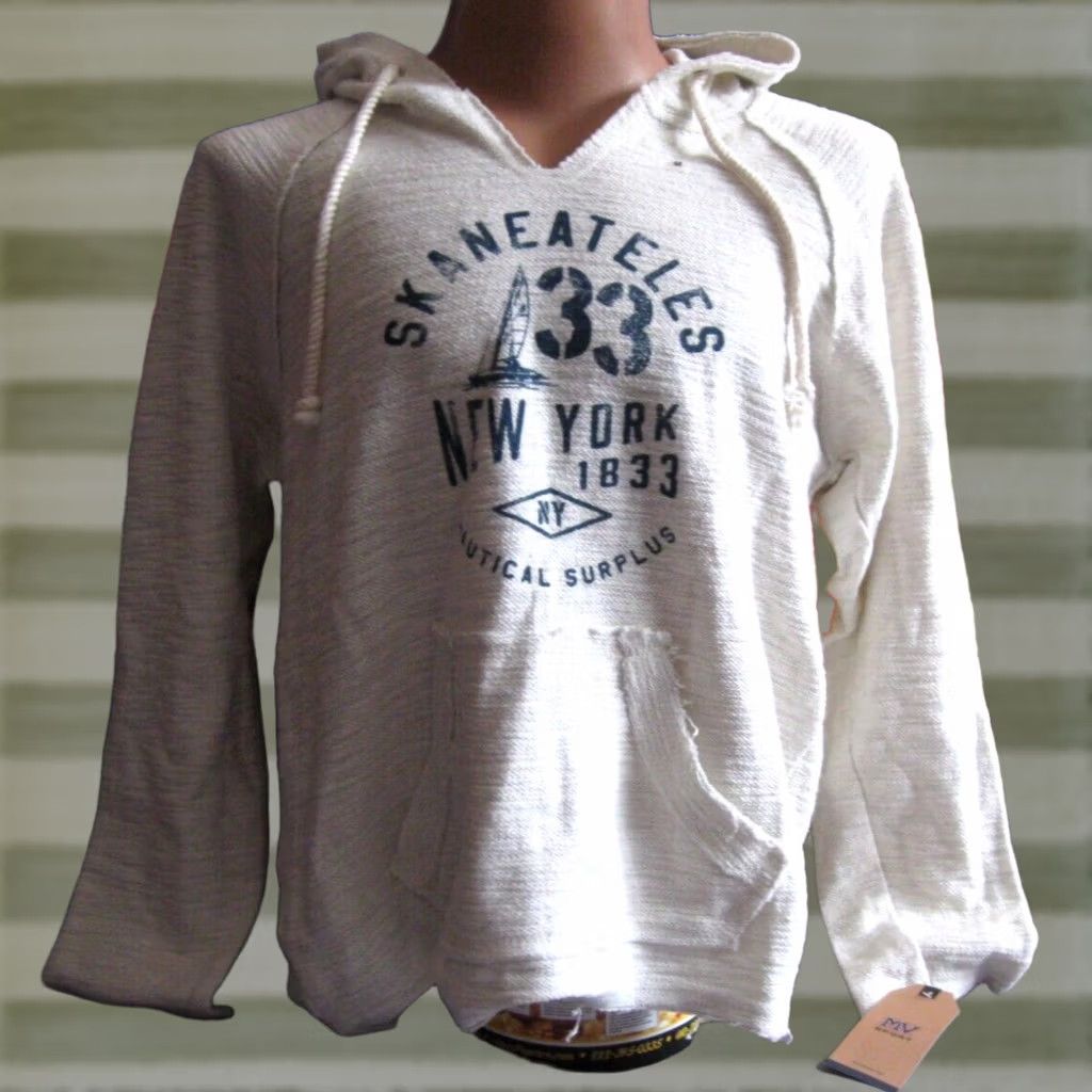 Nautica MV SPORT Hoodie Sweatshirt Men's MED NEW SKANEATELES New York Nautical Surplus Size US M / EU 48-50 / 2 - 1 Thumbnail