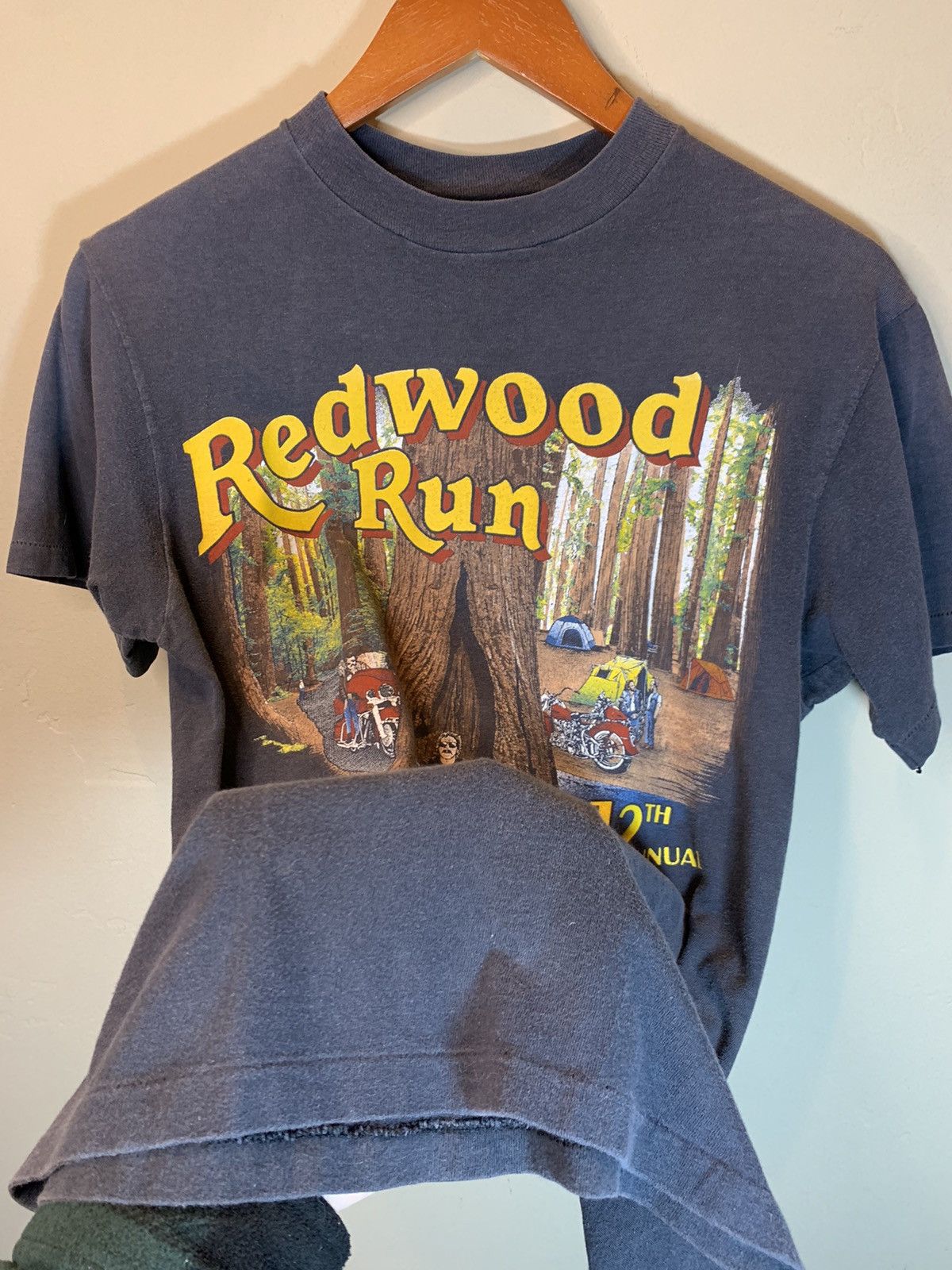 Harley Davidson × Vintage *RARE* Vintage 80’s Harley Davidson Redwood Run Biker Shirt Size US M / EU 48-50 / 2 - 6 Thumbnail