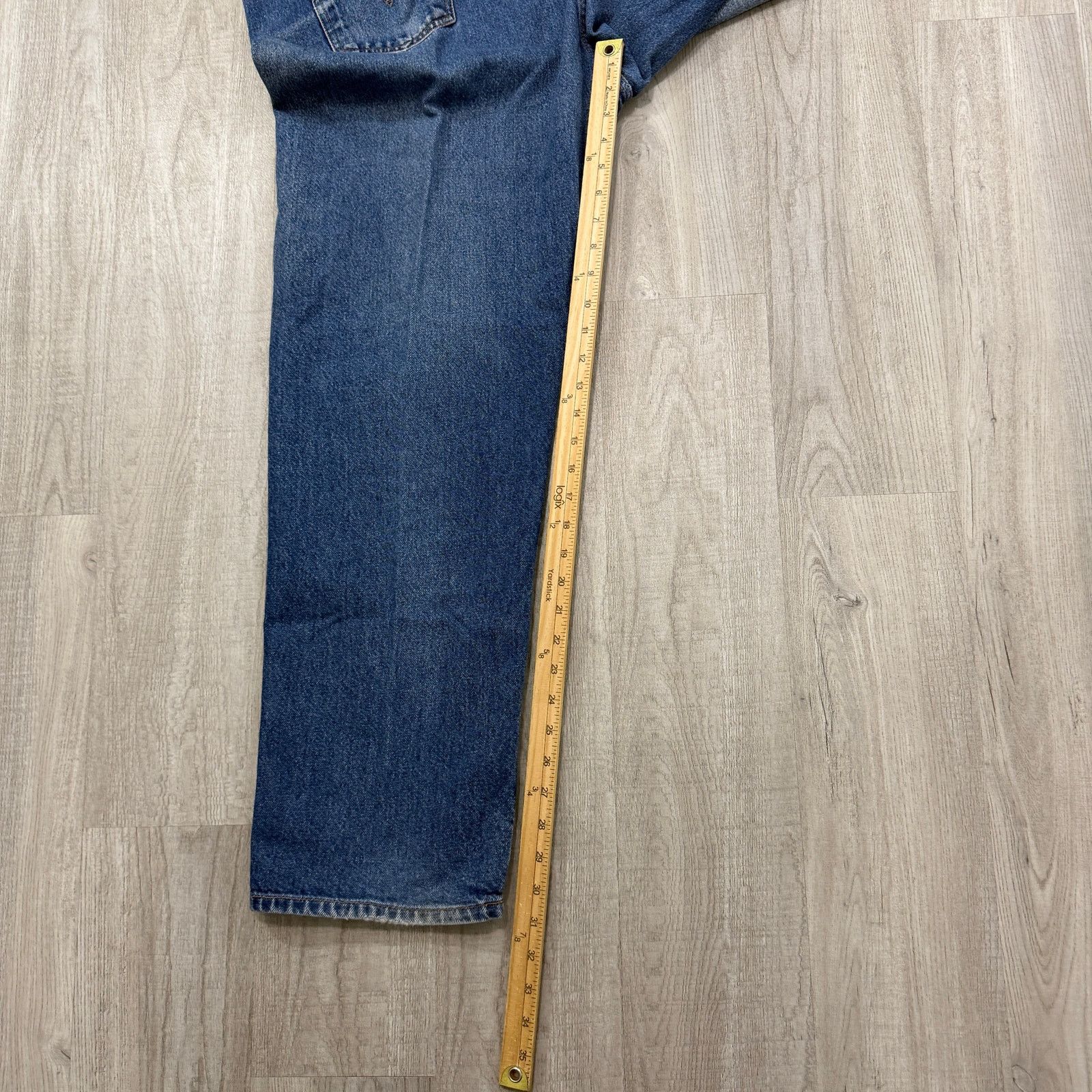 Levi's Vintage Levis 505 Jeans 42x30 Blue Faded Regular Straight Size US 42 / EU 58 - 10 Thumbnail