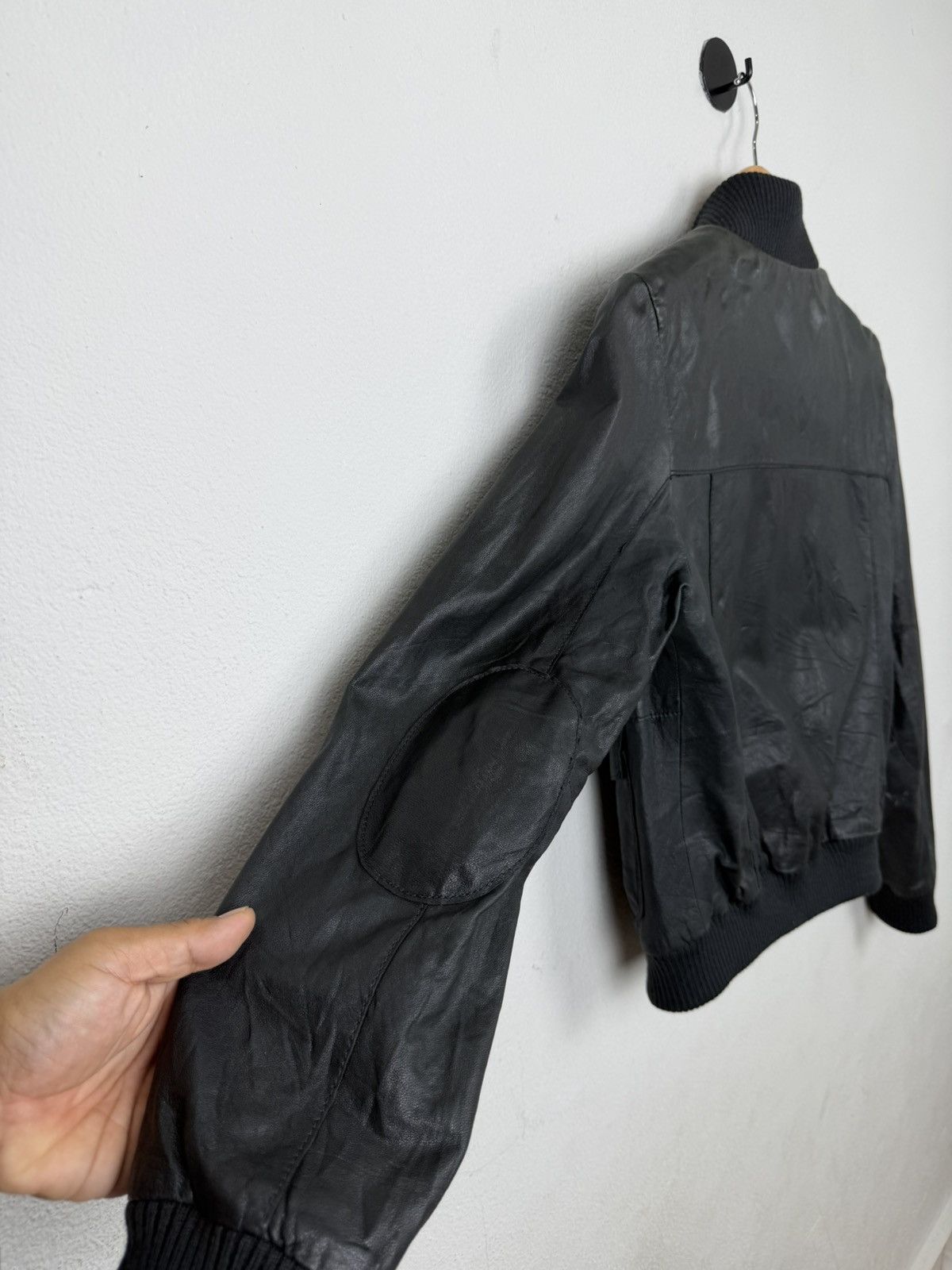 Banana Republic Banana Republic Lambskin Leather Bomber Jacket Size S / US 4 / IT 40 - 7 Thumbnail
