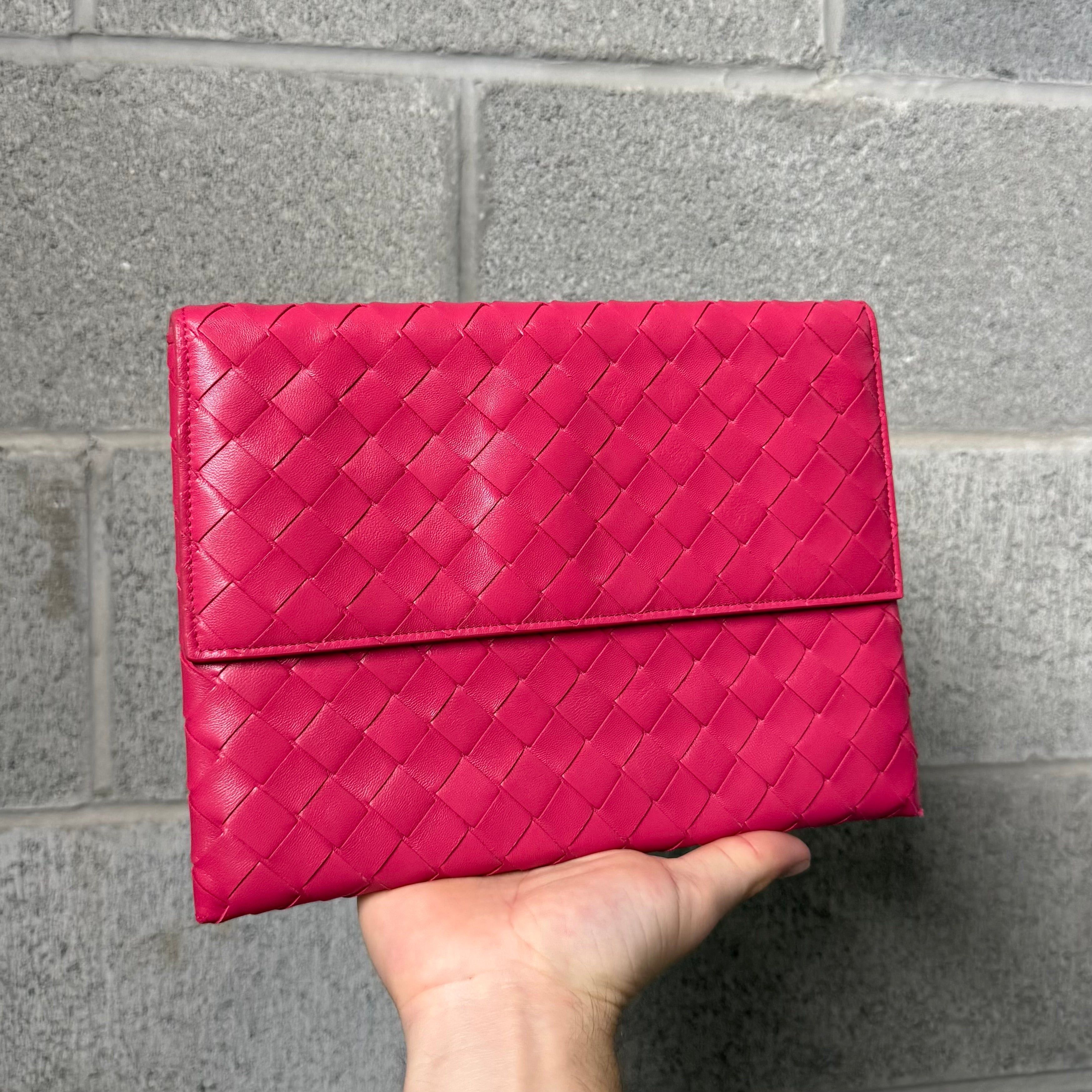 Bottega Veneta Bottega Veneta Pink Flap Pouch Wallet Size ONE SIZE - 1 Thumbnail