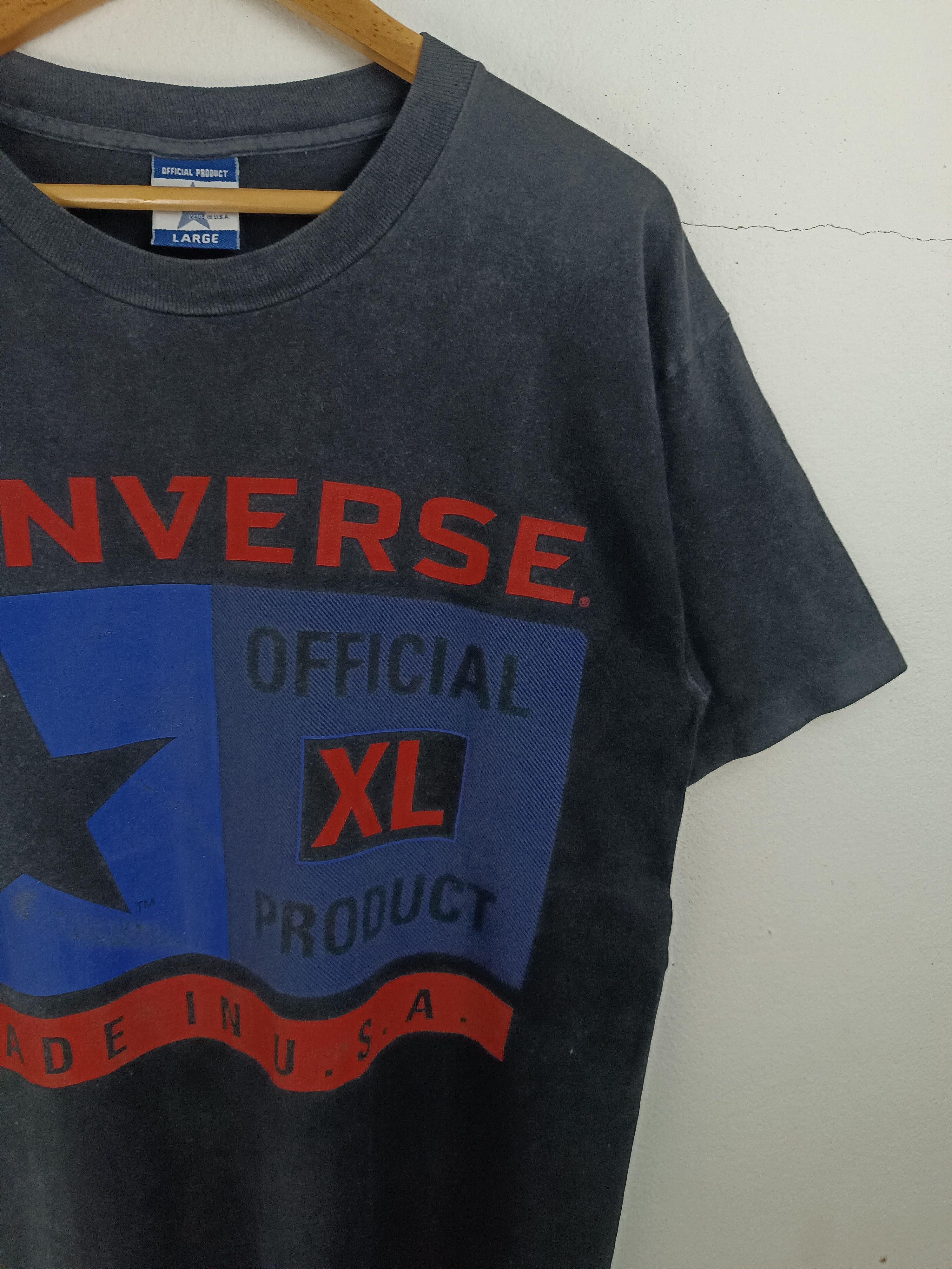 Converse VINTAGE 90'S CONVERSE MADE IN USA FADED TEE VERY RARE Size US L / EU 52-54 / 3 - 6 Thumbnail
