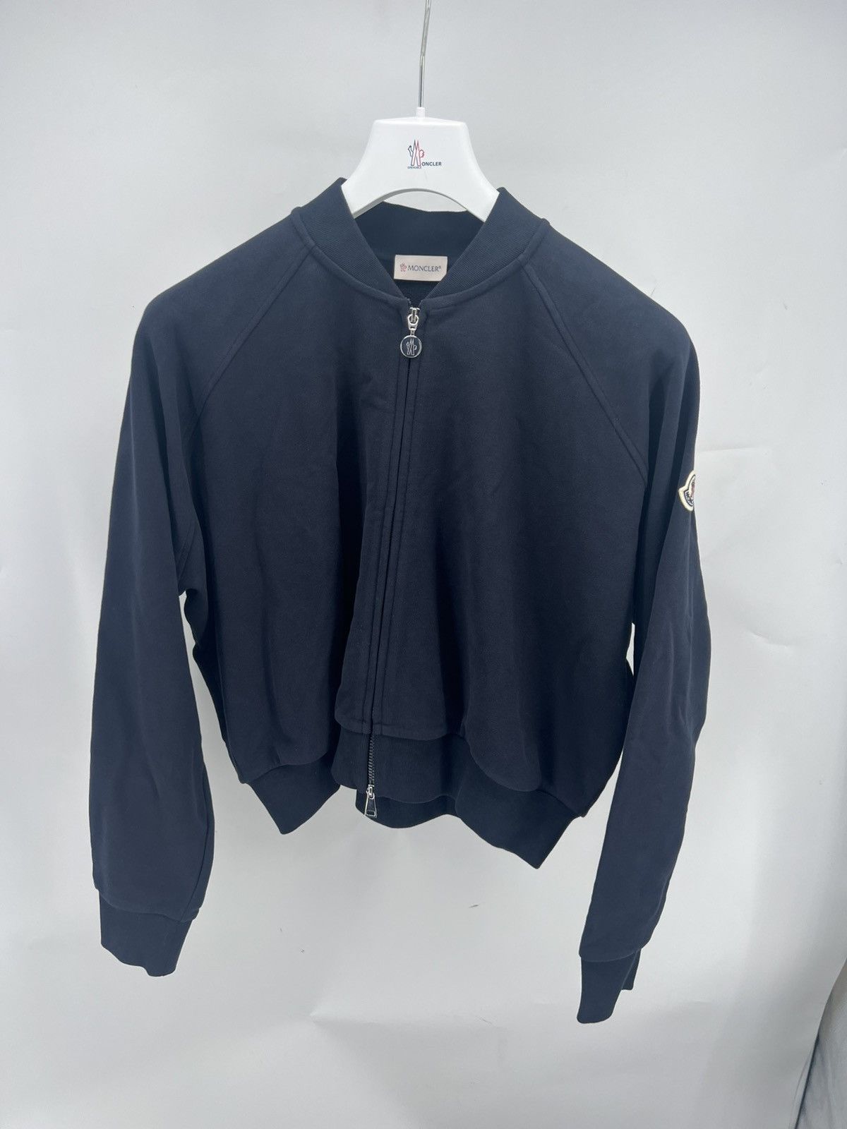 Moncler Moncler Womens Classic Bomber Jacket Size L RRP $650 Size L / US 10 / IT 46 - 1 Thumbnail