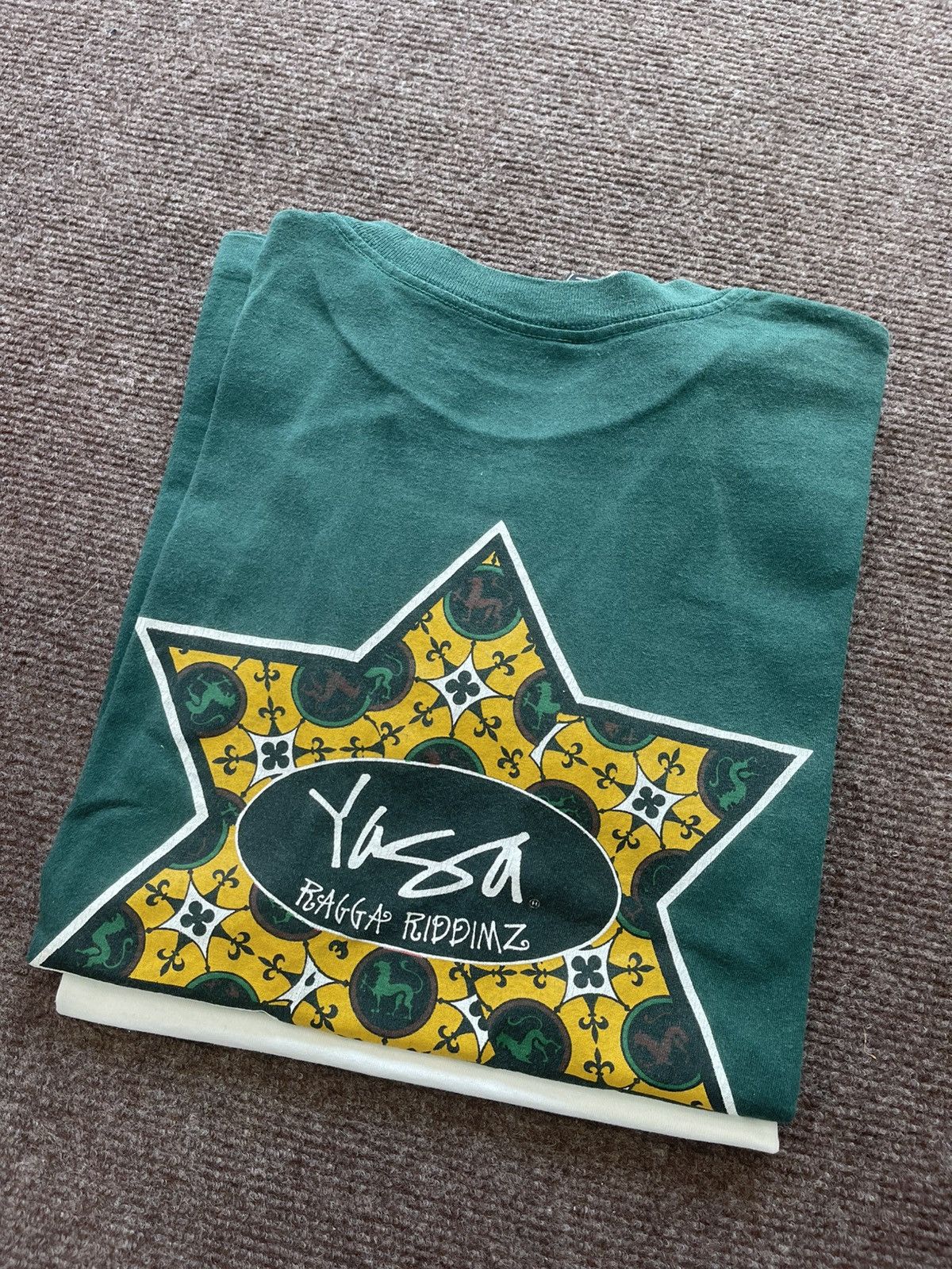 Vintage Vintage 90s Yasa Old Streetbrand Ragga T Shirt M Size US M / EU 48-50 / 2 - 1 Thumbnail