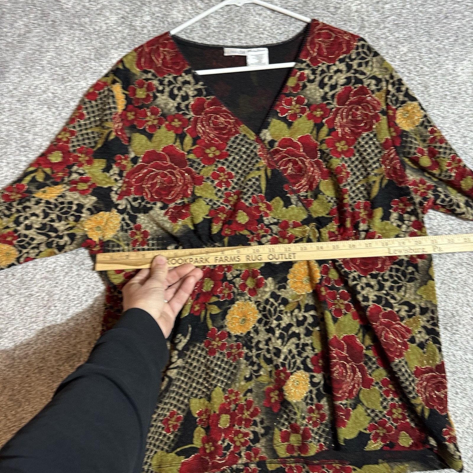 Other Whimsigoth Blouse Women 2X Plus Grandmacore Boho Folklore Size XXL / US 16-18 / IT 52-54 - 3 Thumbnail