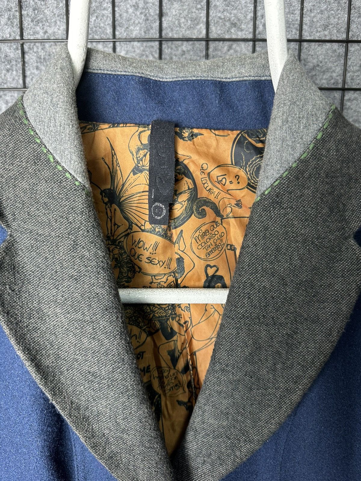 Desigual Desigual Y2K Embroidered Back Art Elbow Patch Blazer Size 40 Size S / US 4 / IT 40 - 2 Thumbnail