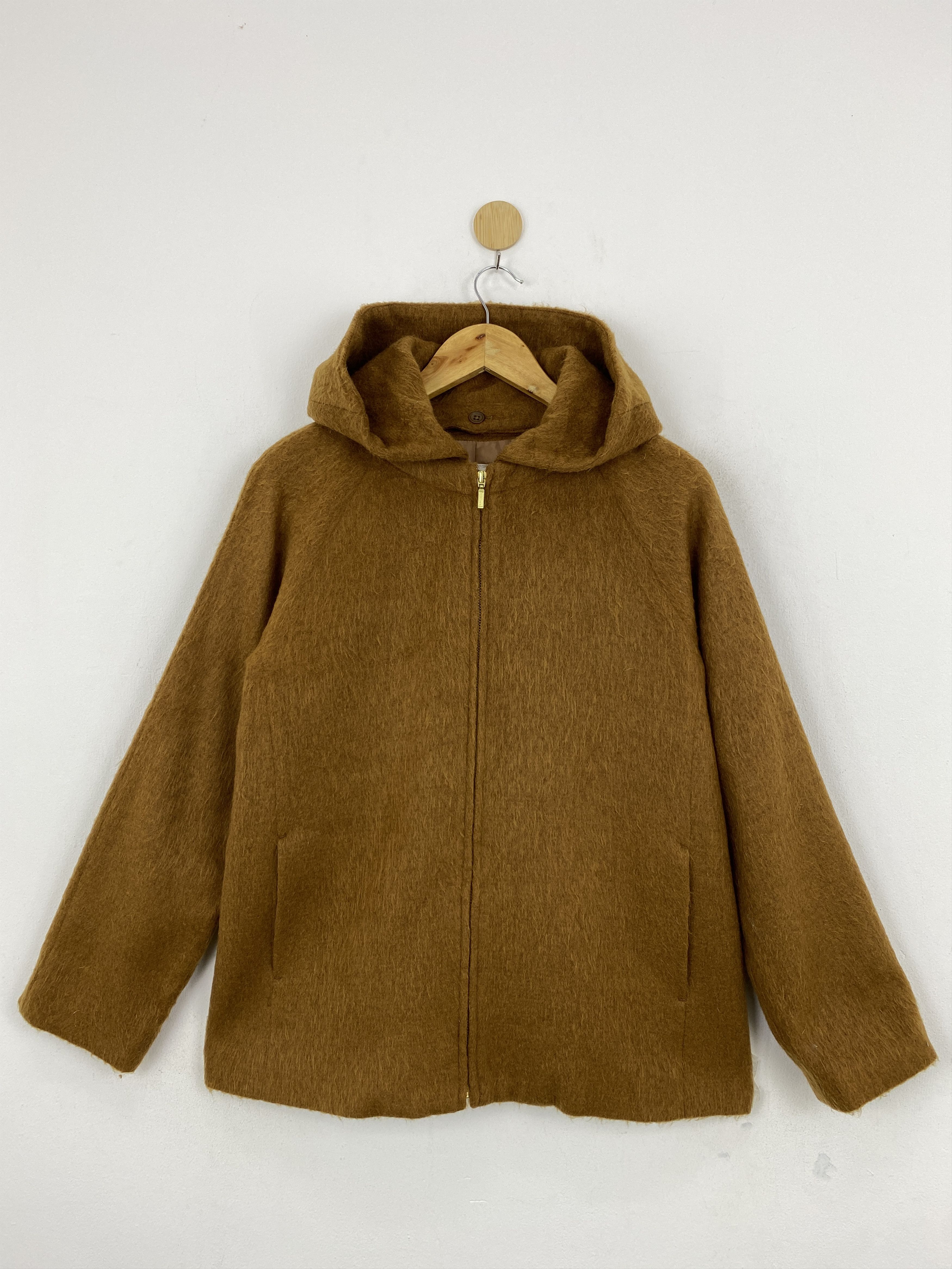 Japanese Brand Vintage Lepsim Ziiper Hooded Wool Jacket JA0107 Size US L / EU 52-54 / 3 - 1 Thumbnail