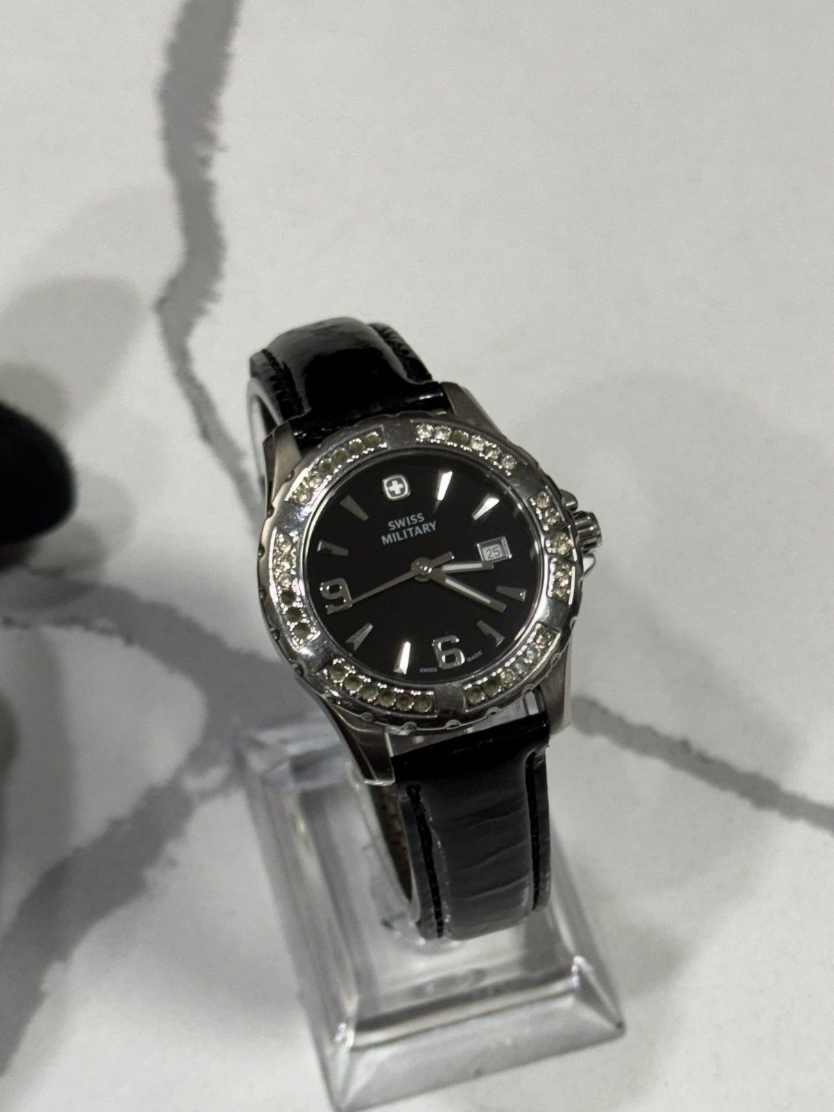 Swissgear Swiss Military Rhinestone Watch w/ Patent Leather Strap Size ONE SIZE - 2 Thumbnail
