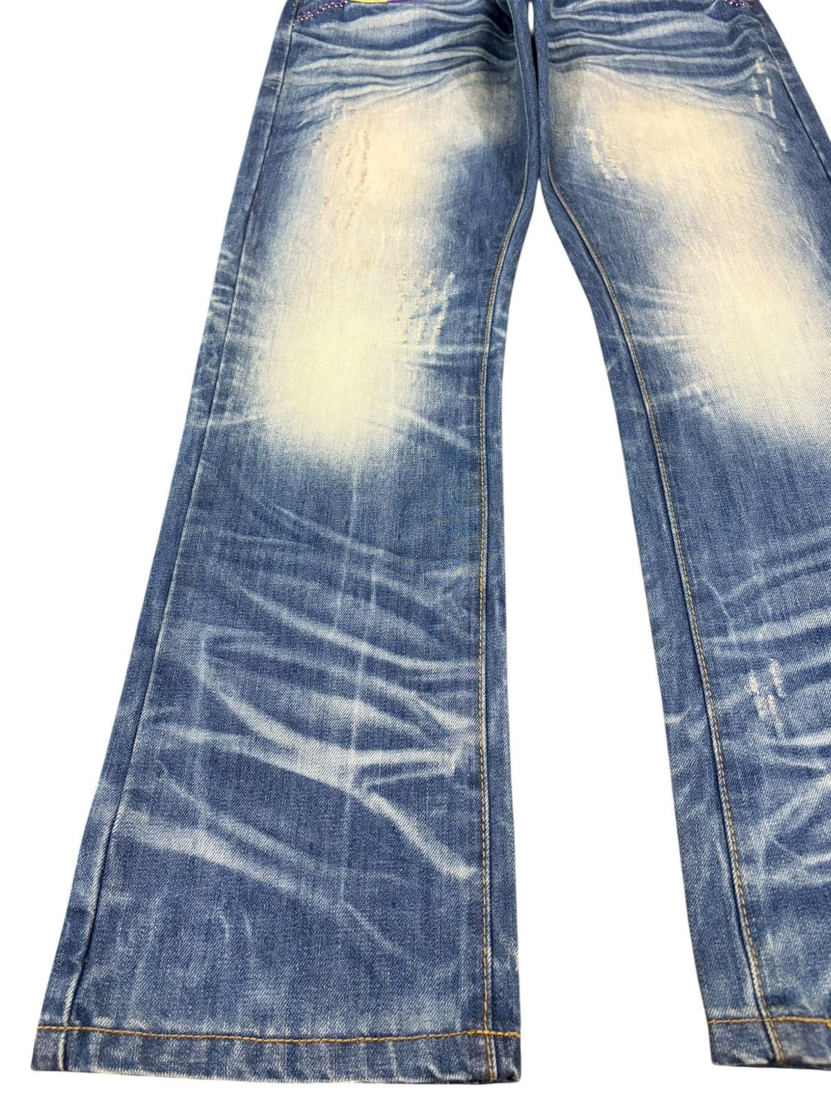 Japanese Brand Vintage Japanese Buckle Back Suspenders Rusty Loose Jeans Size US 30 / EU 46 - 6 Thumbnail