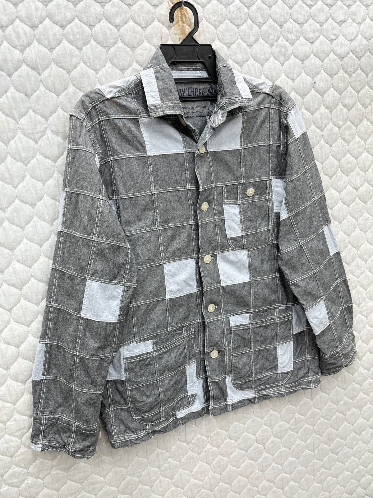 Japanese Brand 🔥🔥🔥STEALS NEW THREE PATCHWORK JACKET KAPITAL STYLE Size US S / EU 44-46 / 1 - 3 Thumbnail