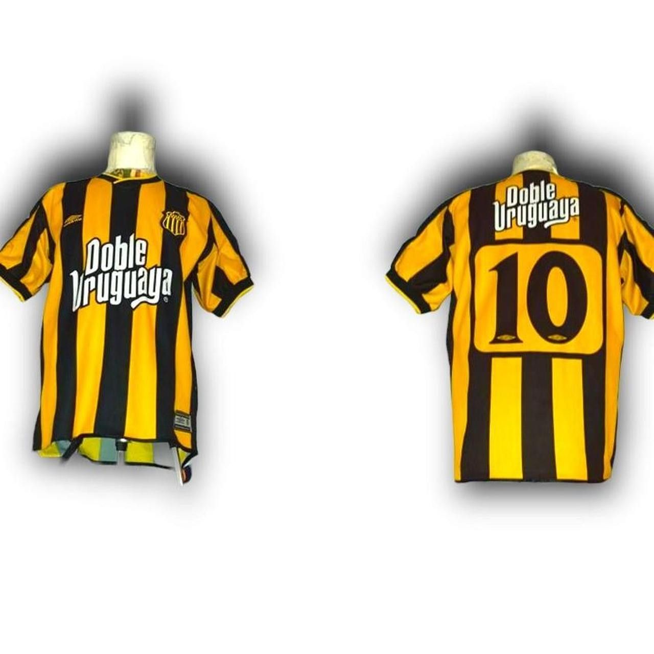 Umbro Club Atletico Penarol Uruguay 2001 2002 2003 Home Shirt Size US L / EU 52-54 / 3 - 3 Thumbnail