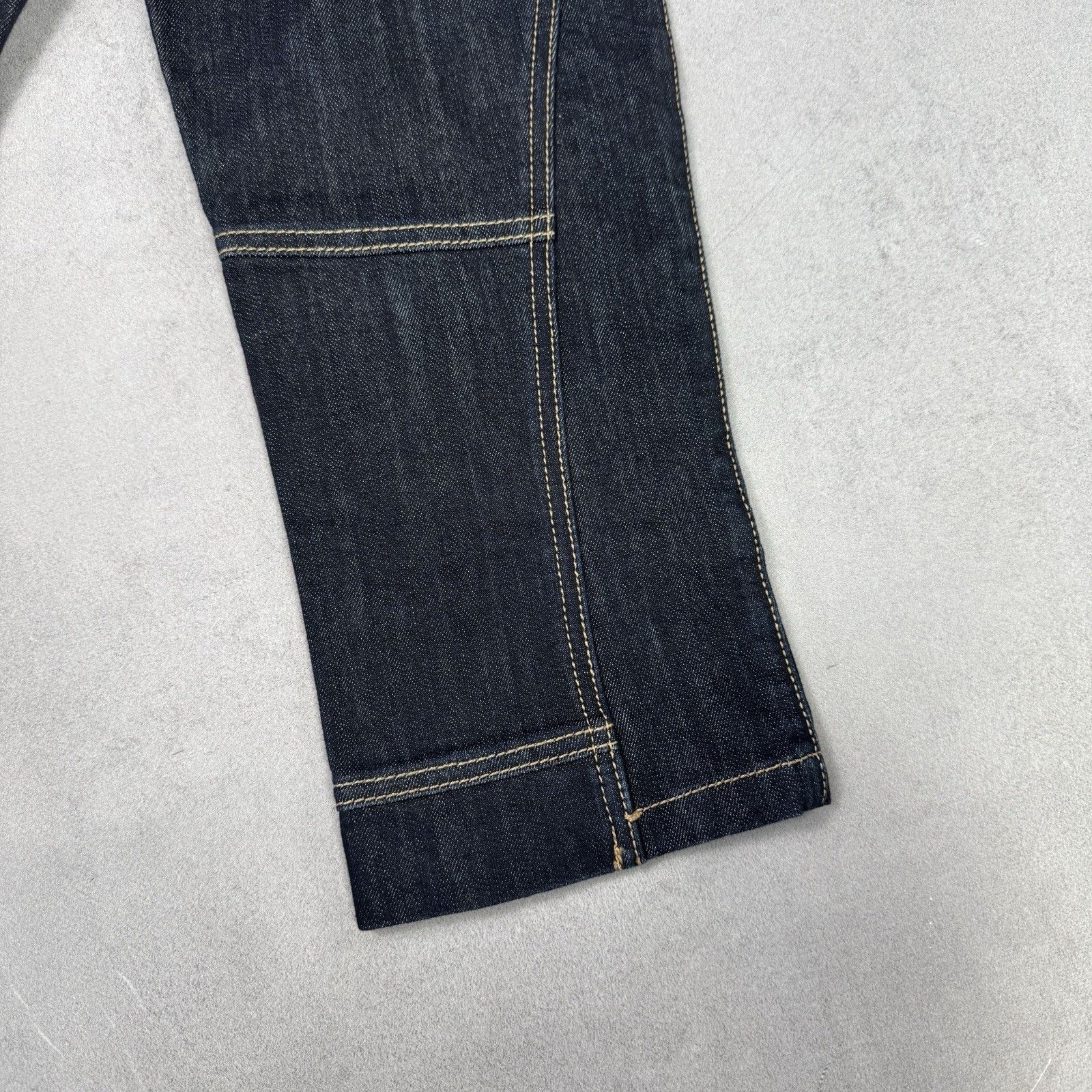 Gucci Vintage Gucci Breeches Denim Pants Blue Avant Garde Cropped Size 27" / US 4 / IT 40 - 22 Thumbnail