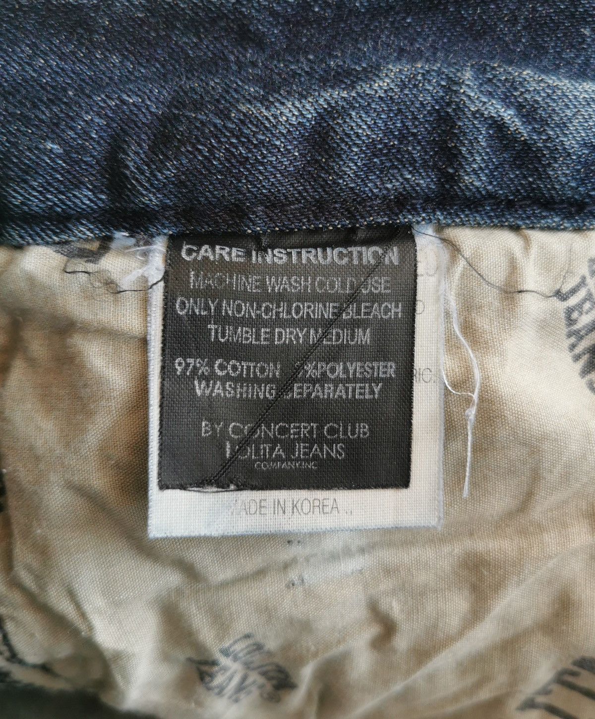 Japanese Brand Lolita Distressed Jeans Size 30" / US 8 / IT 44 - 10 Thumbnail