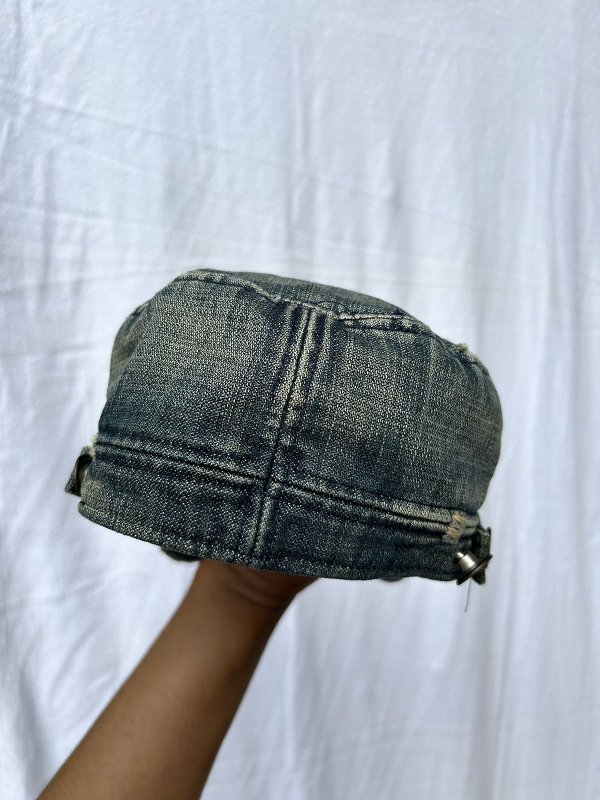 If Six Was Nine × Japanese Brand × Le Grande Bleu (L.G.B.) Distressed vintage nicole denim hats Size ONE SIZE - 5 Thumbnail