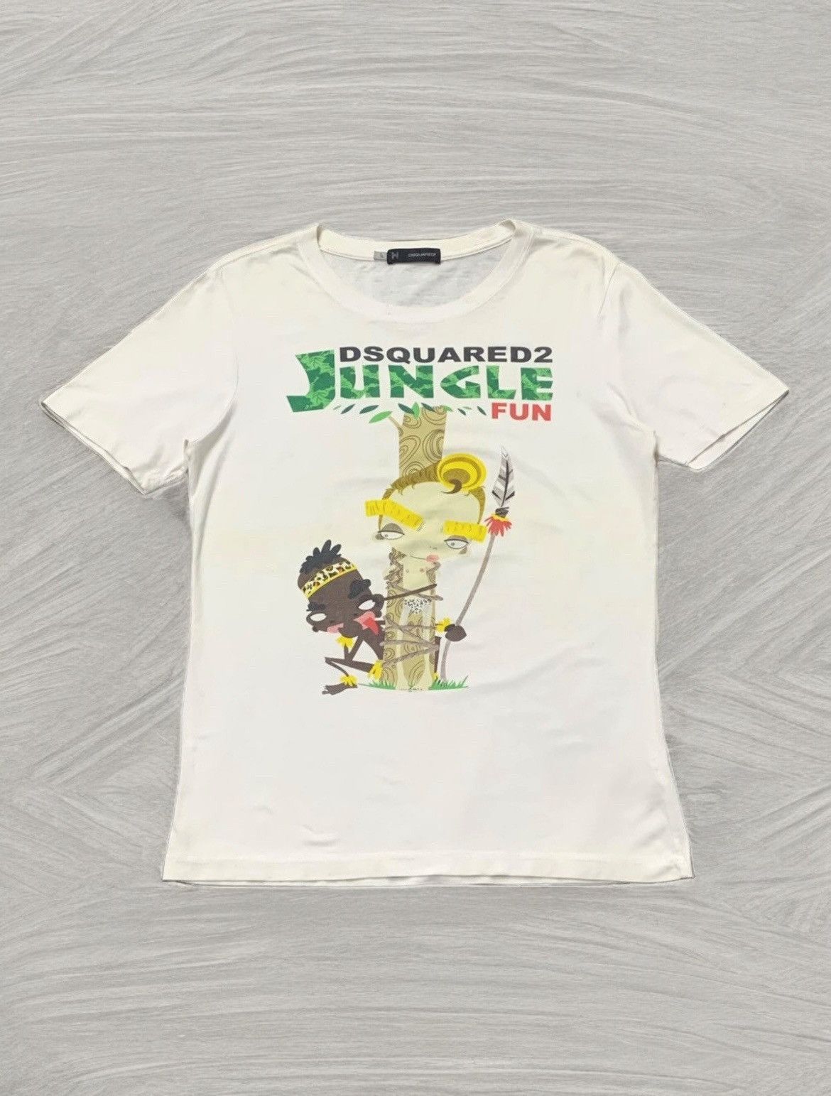 Dsquared2 × Hysteric Glamour Dsquared2 Jungle Fun Graphics Tshirt Size XL / US 12-14 / IT 48-50 - 1 Thumbnail