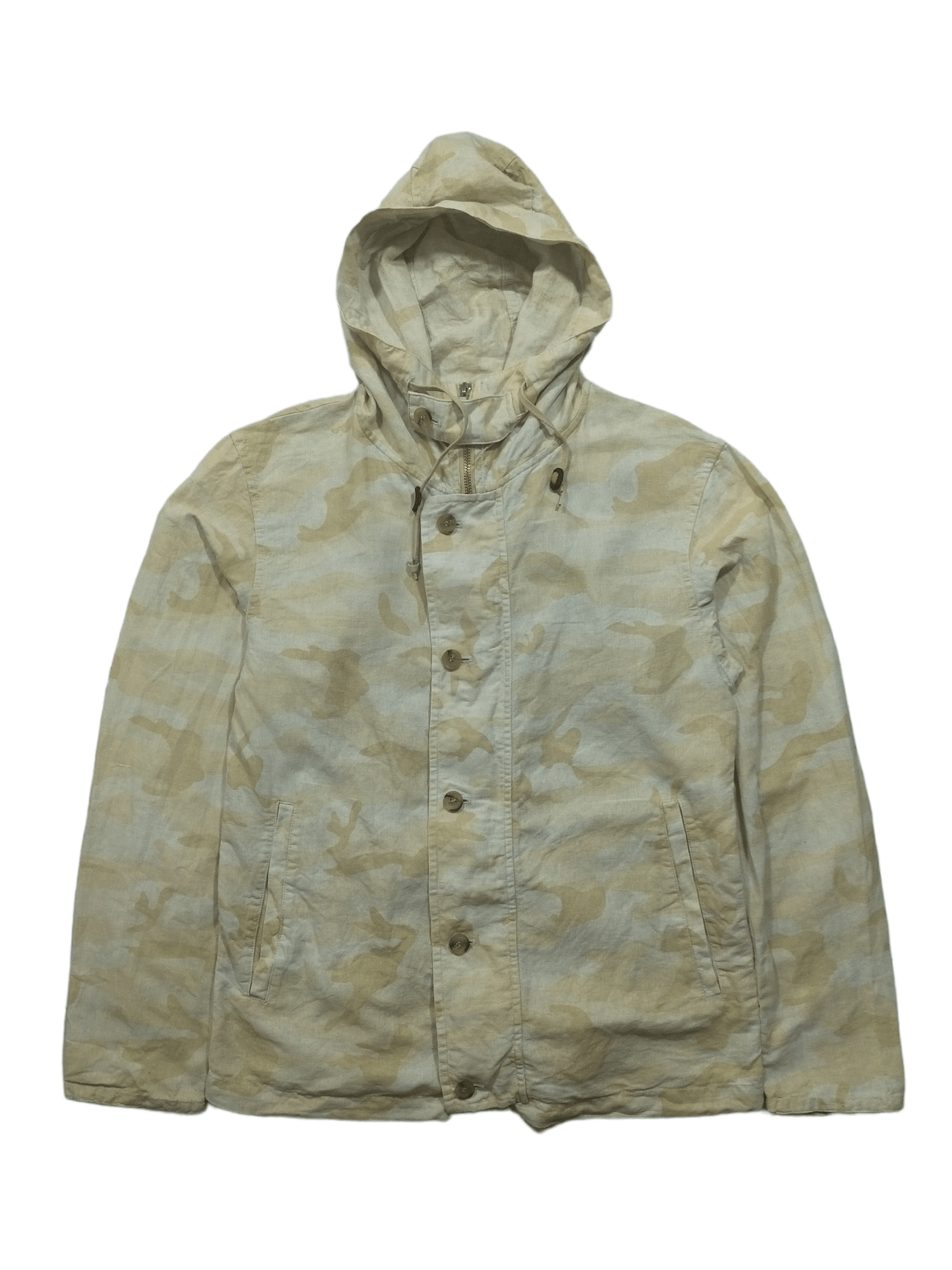 Hysteric Glamour × Japanese Brand Vintage Journal Standard Camo Hoodie Button Zip Size US L / EU 52-54 / 3 - 1 Thumbnail