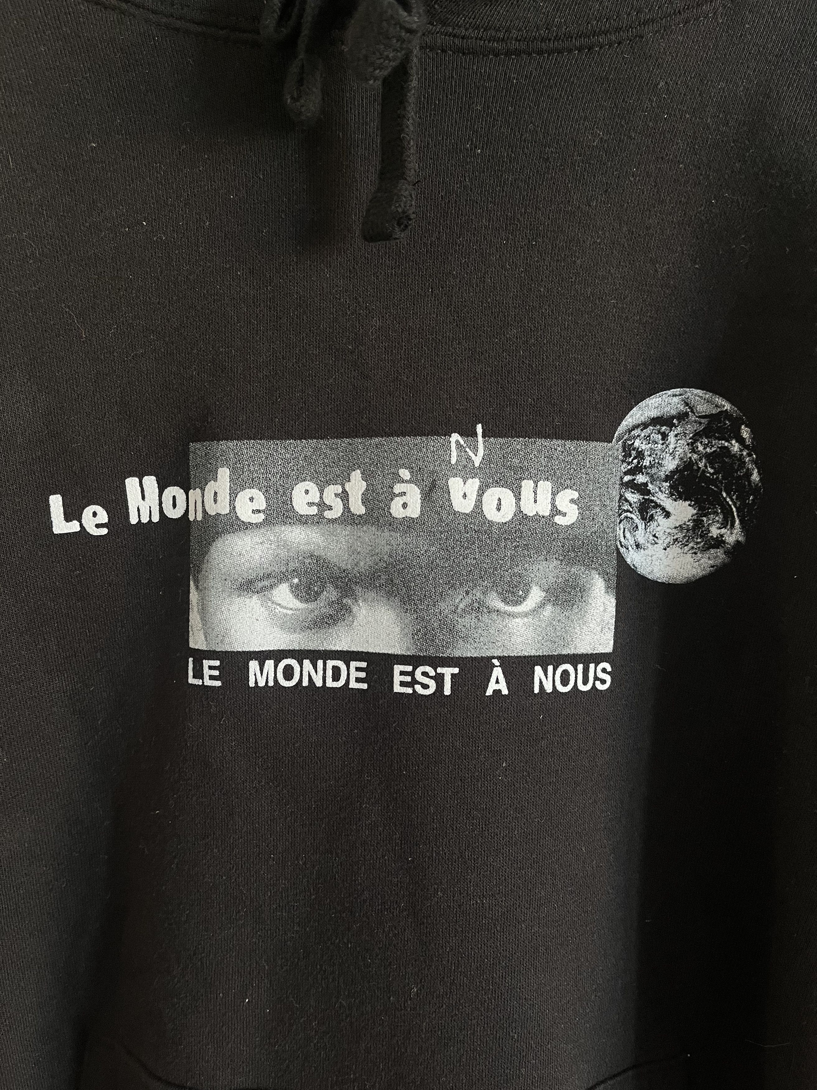 SCRT La Haine Merch - Le Monde Est A Nous Hoodie - Black Size US M / EU 48-50 / 2 - 2 Thumbnail