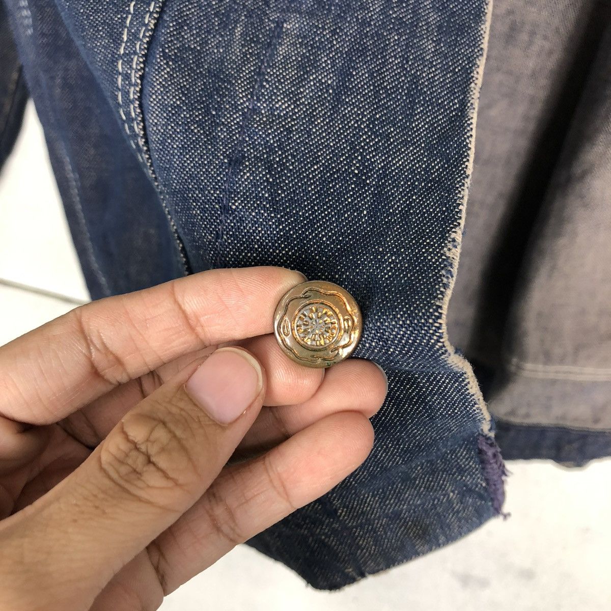 Vintage 🔥VINTAGE CHORE DENIM JACKET WRANGLER MULTI PCOKET Size US M / EU 48-50 / 2 - 14 Thumbnail