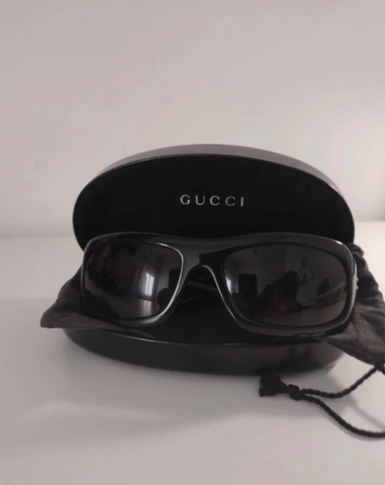 Gucci × Tom Ford × Vintage GUCCI Sunglasses 2518 Wrap Shield Sport Mask Tom Ford Era Size ONE SIZE - 3 Thumbnail