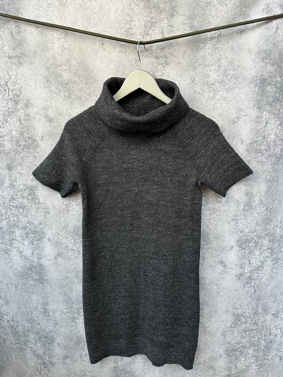 Other TOAST Wool/Linen Turtleneck Dress Dark Charcoal Short Sleeve Size M / US 6-8 / IT 42-44 - 1 Thumbnail