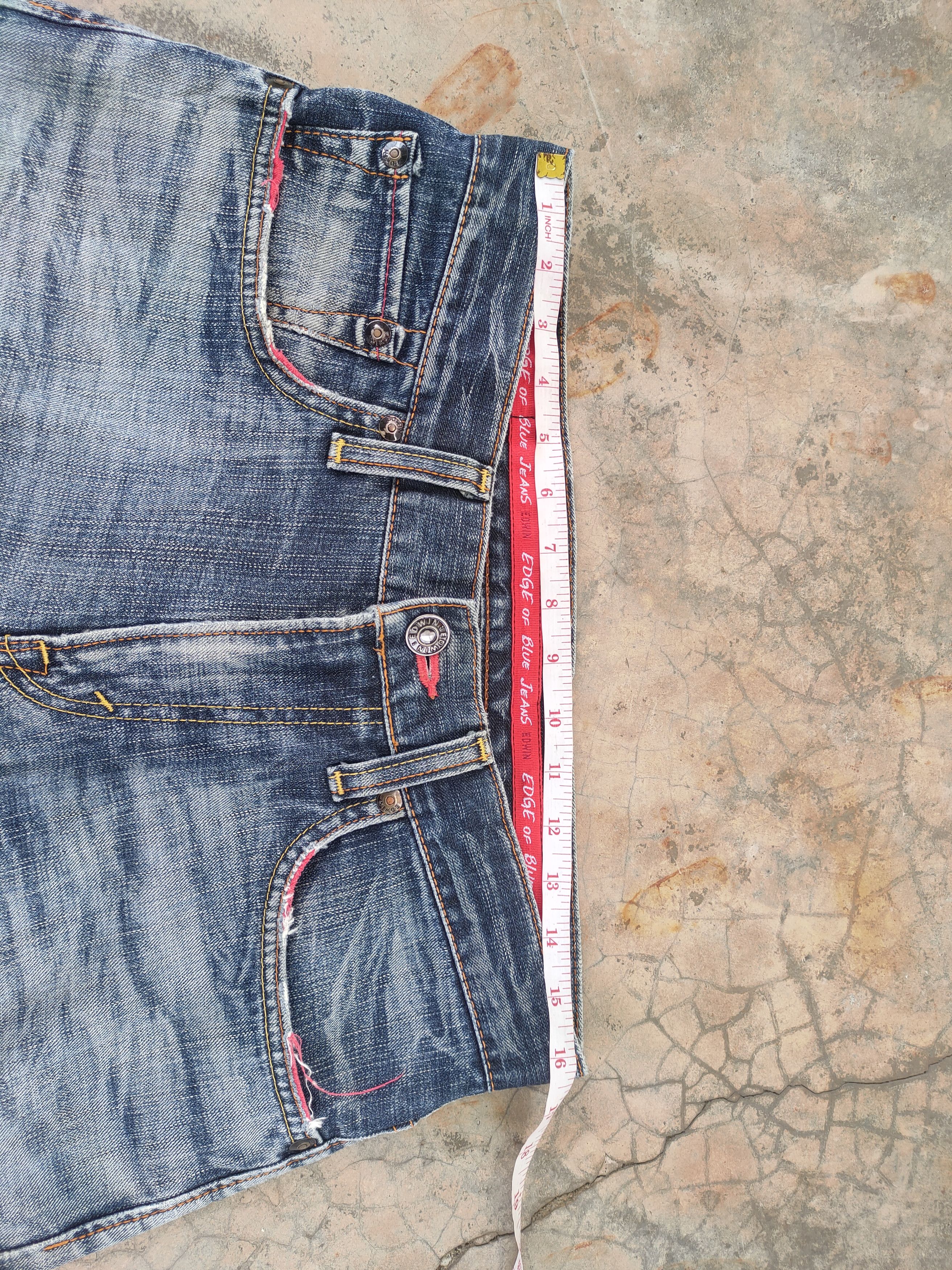 Edwin W32 VINTAGE EDWIN 503 FADED DISTRESSED DENIM JEAN PANTS Size US 32 / EU 48 - 6 Thumbnail