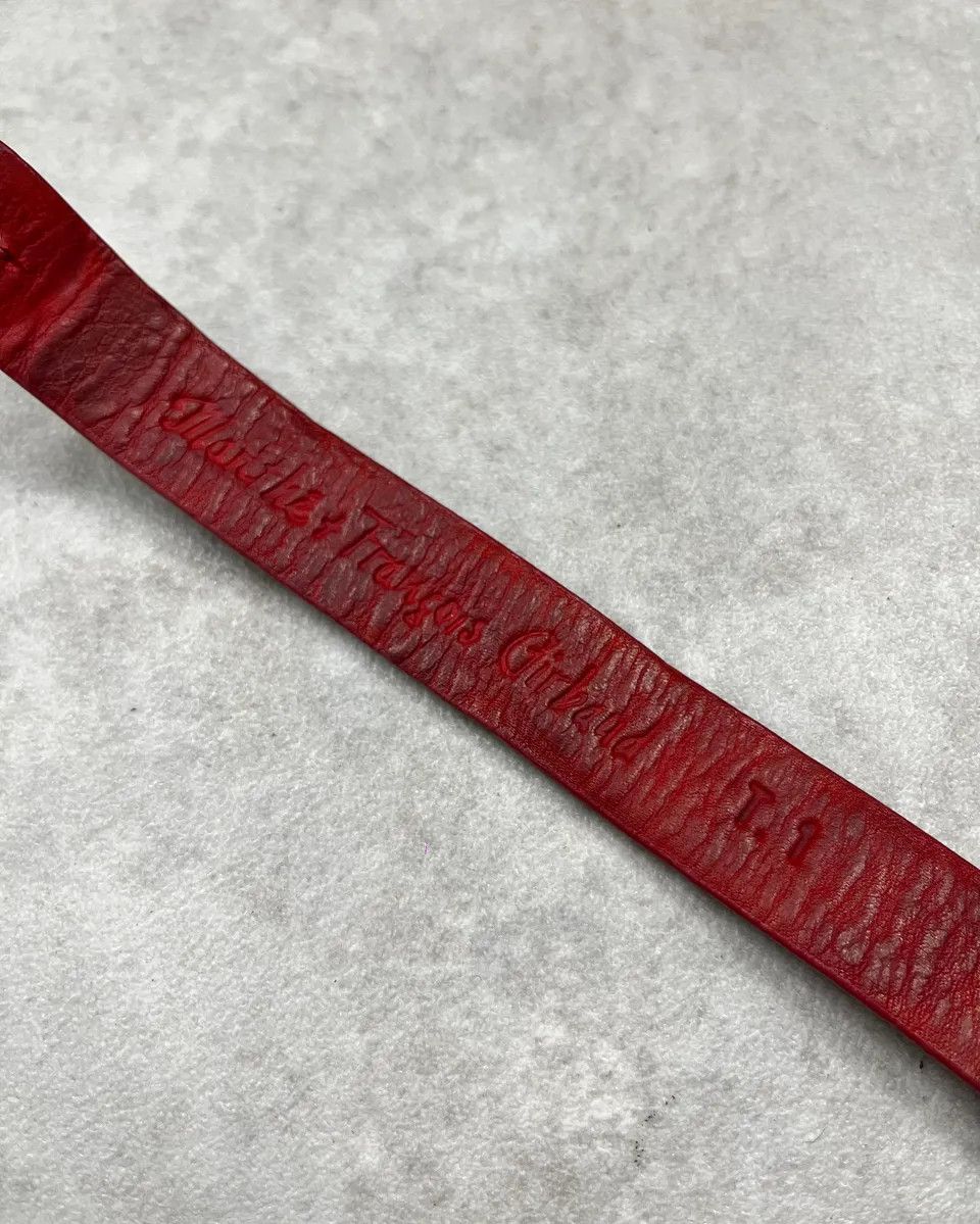 Marithe + Francois Girbaud Marithé + François Girbaud Red Studded Leather Bracelet Size ONE SIZE - 7 Thumbnail