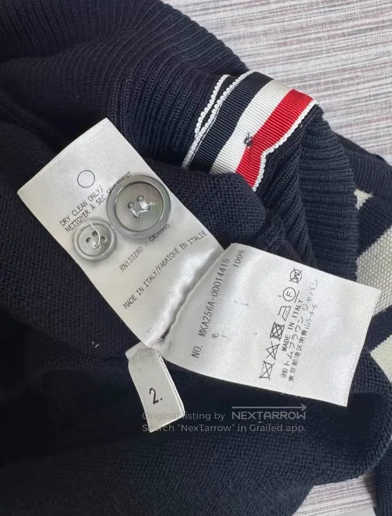 Thom Browne Thom Browne Blue sweater Size US M / EU 48-50 / 2 - 4 Thumbnail