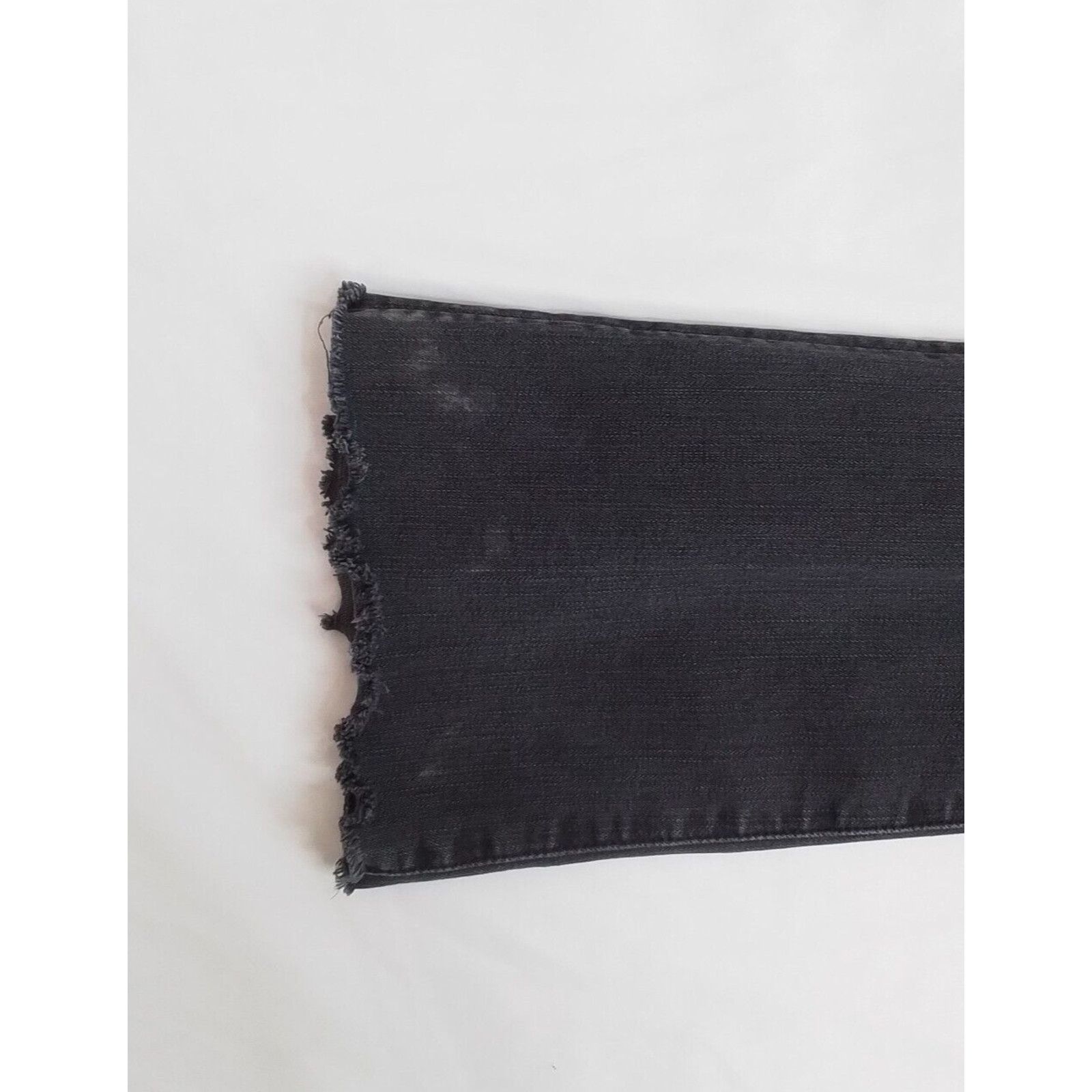 MOTHER Mother Denim Jeans Women's 25 Black The Hutsler Ankle Fray Size 25" / US 0 / IT 36 - 4 Thumbnail