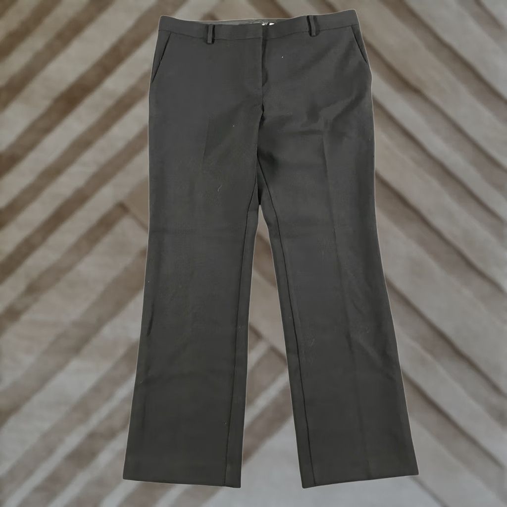 Worthington Worthington Ann Taylor Womens Black Straight Leg Dress Pants Professional Office Trousers Size 36" / US 14 / IT 50 - 1 Thumbnail