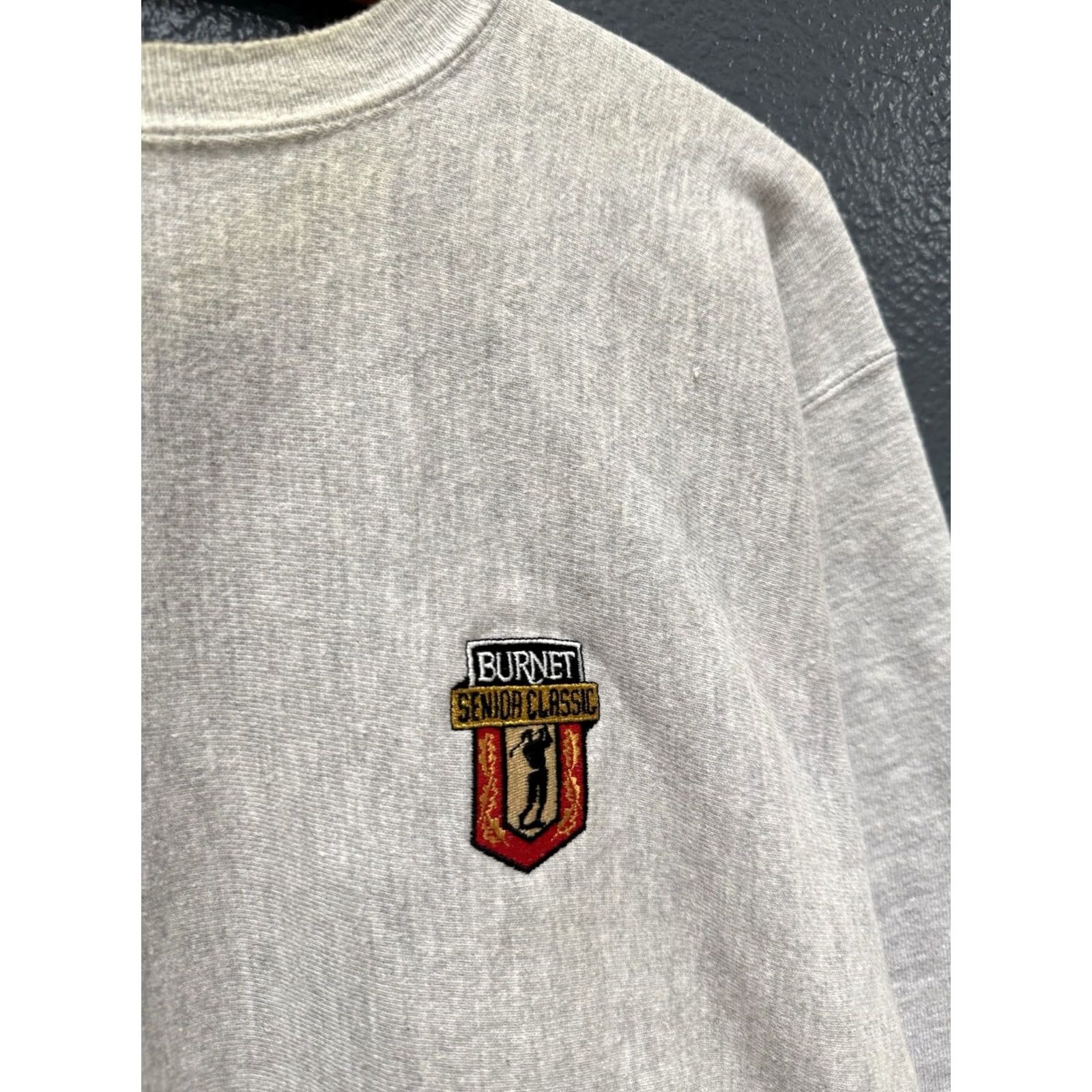 Champion VINTAGE Champion Reverse Weave Sweatshirt Golf 90s XL Men Gray Pullover Classic Burnet Senior Size US XL / EU 56 / 4 - 4 Thumbnail
