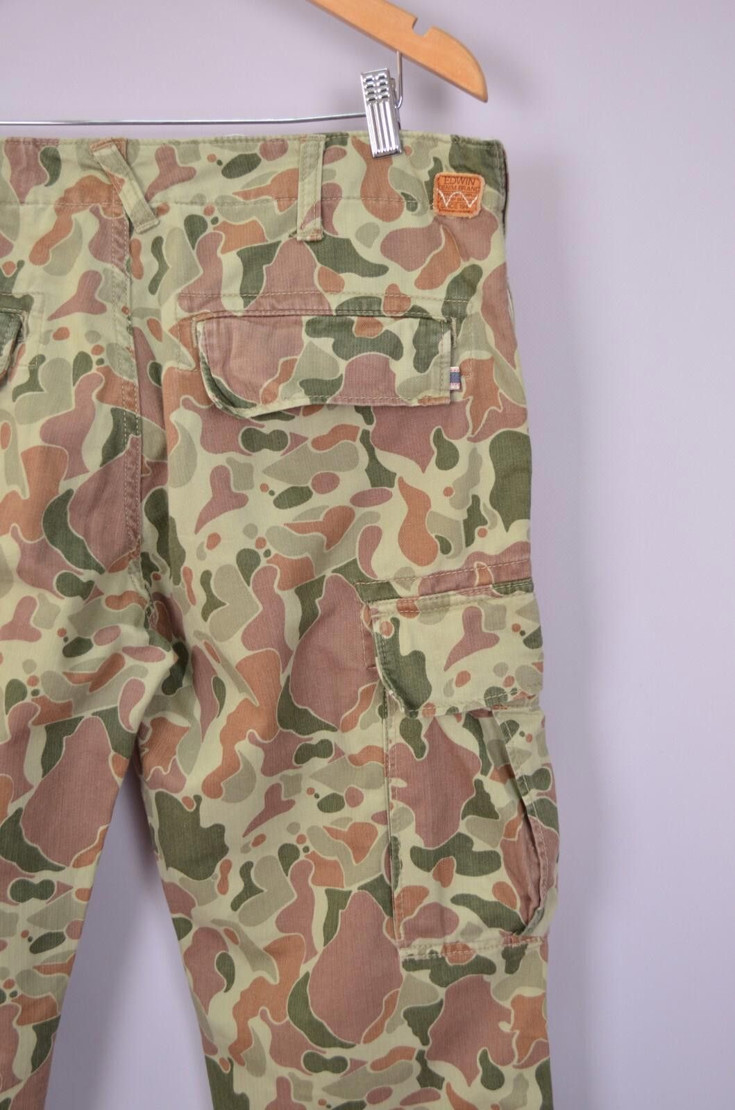 Edwin Mens Edwin Field 8,3 OZ Camo Stone Washed Pants Size W32 L32 Size US 32 / EU 48 - 10 Thumbnail