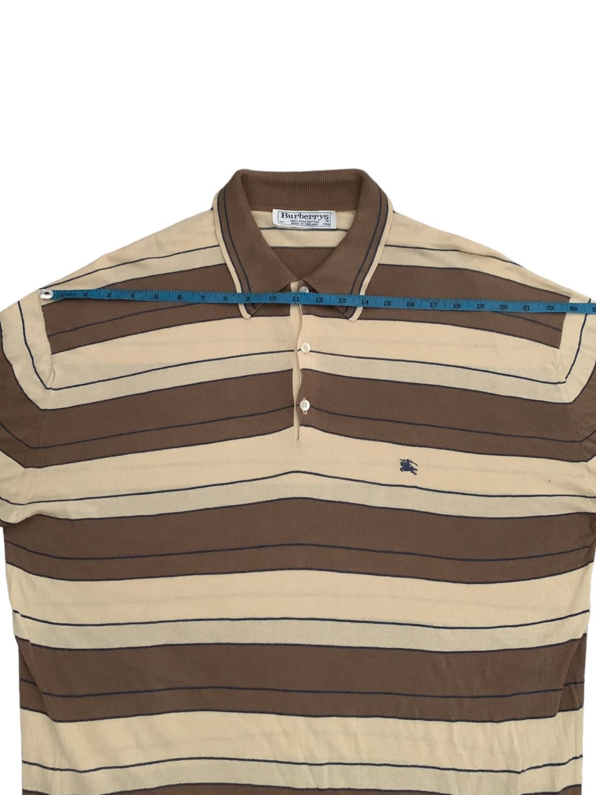Burberry × Designer × Vintage Vtg burberry striped sweatshirt Size US M / EU 48-50 / 2 - 6 Thumbnail