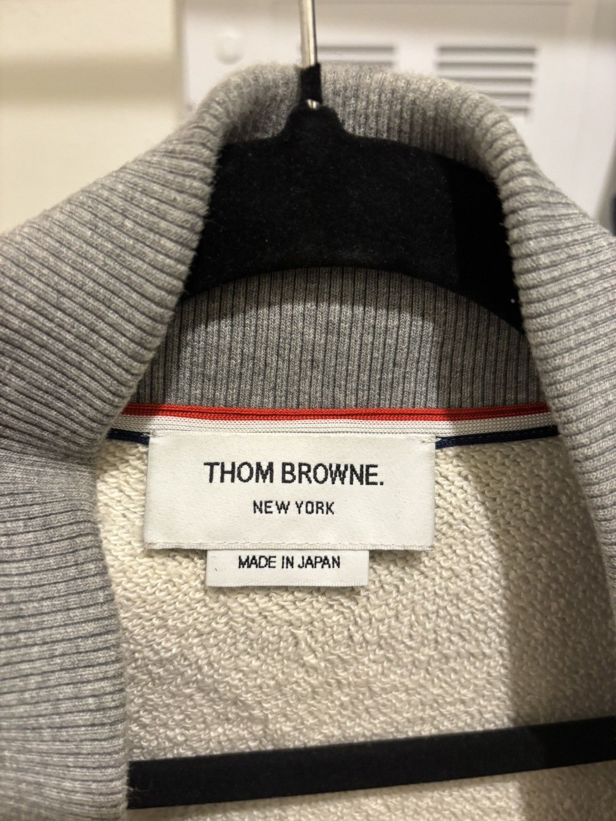 Thom Browne Thom Browne Grey Bomber Jacket Size US S / EU 44-46 / 1 - 7 Thumbnail