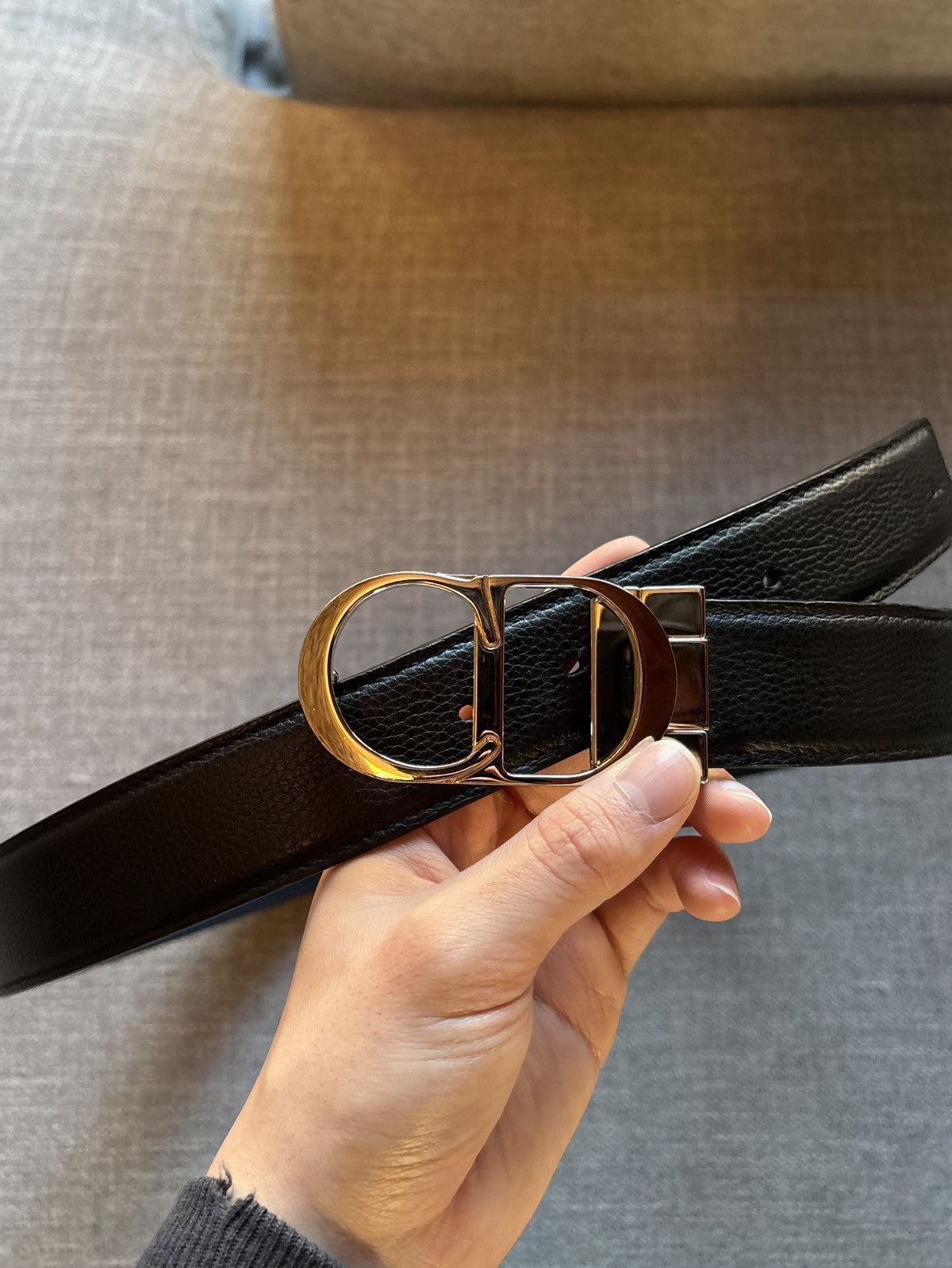 Dior CD Leather belt