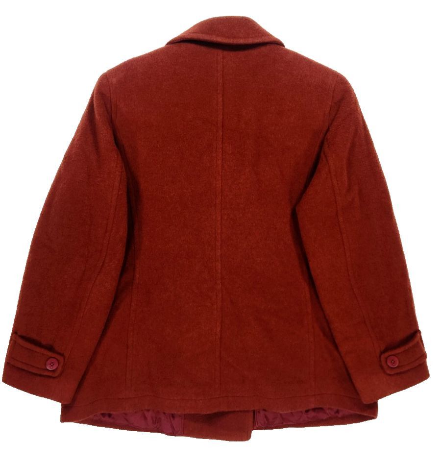 L.L. Bean L.L. Bean Bellandi Wool Peacoat 90s Archive Double Breast Size XL / US 12-14 / IT 48-50 - 2 Thumbnail